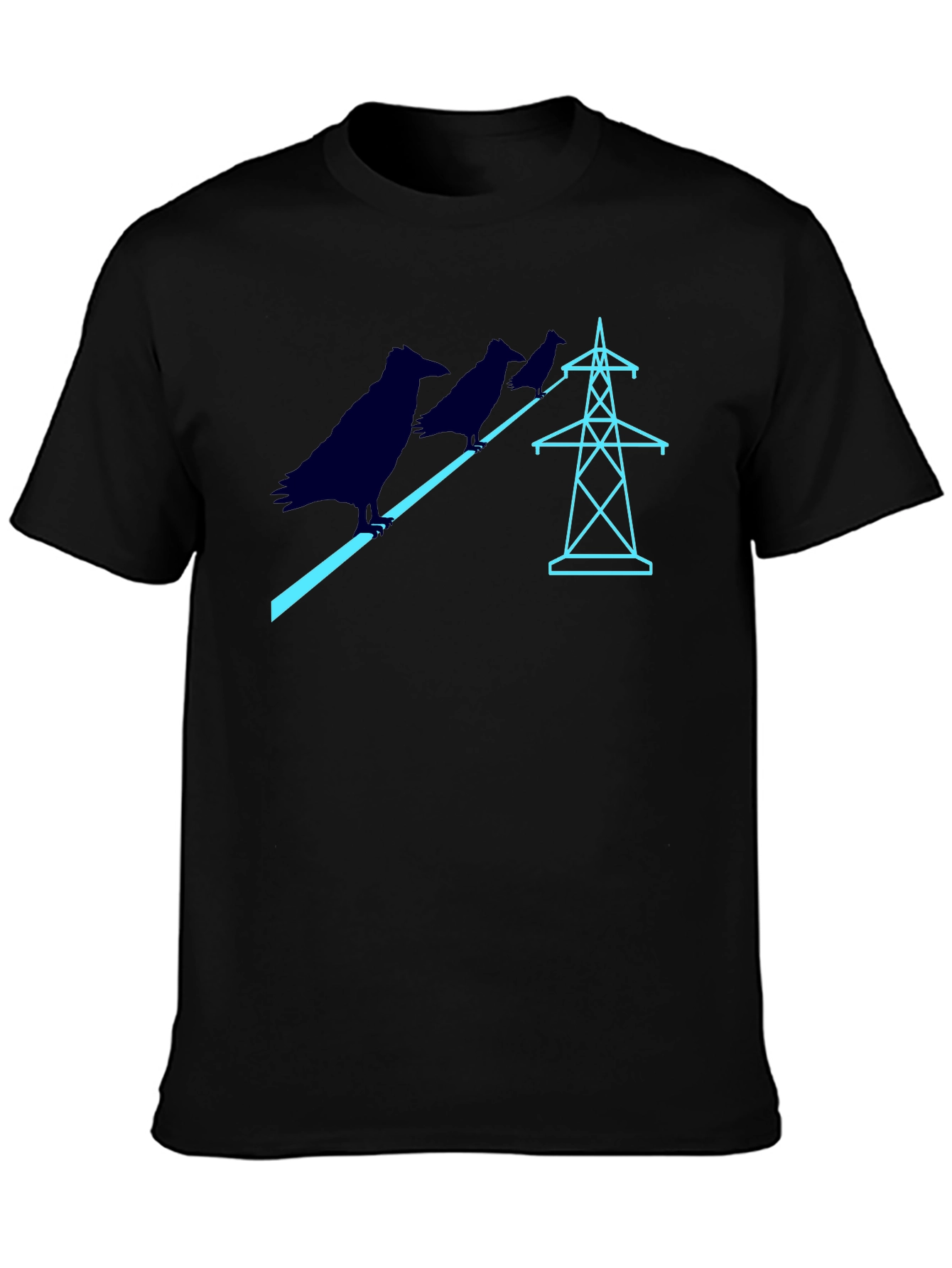 Raven Power Line Graphic Tee