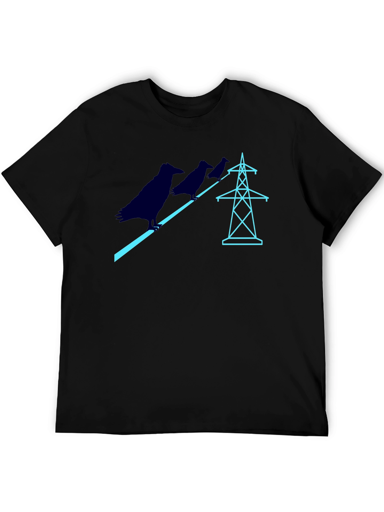 Raven Power Line Graphic Tee