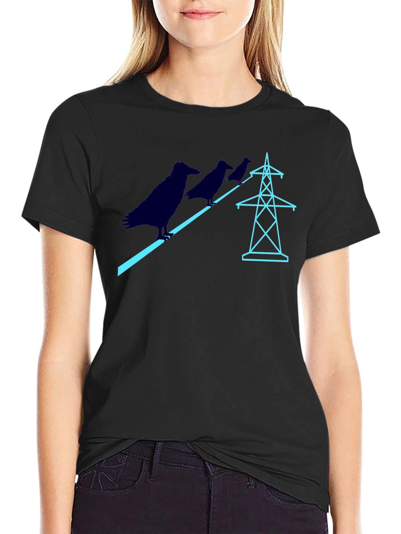 Raven Power Line Graphic Tee