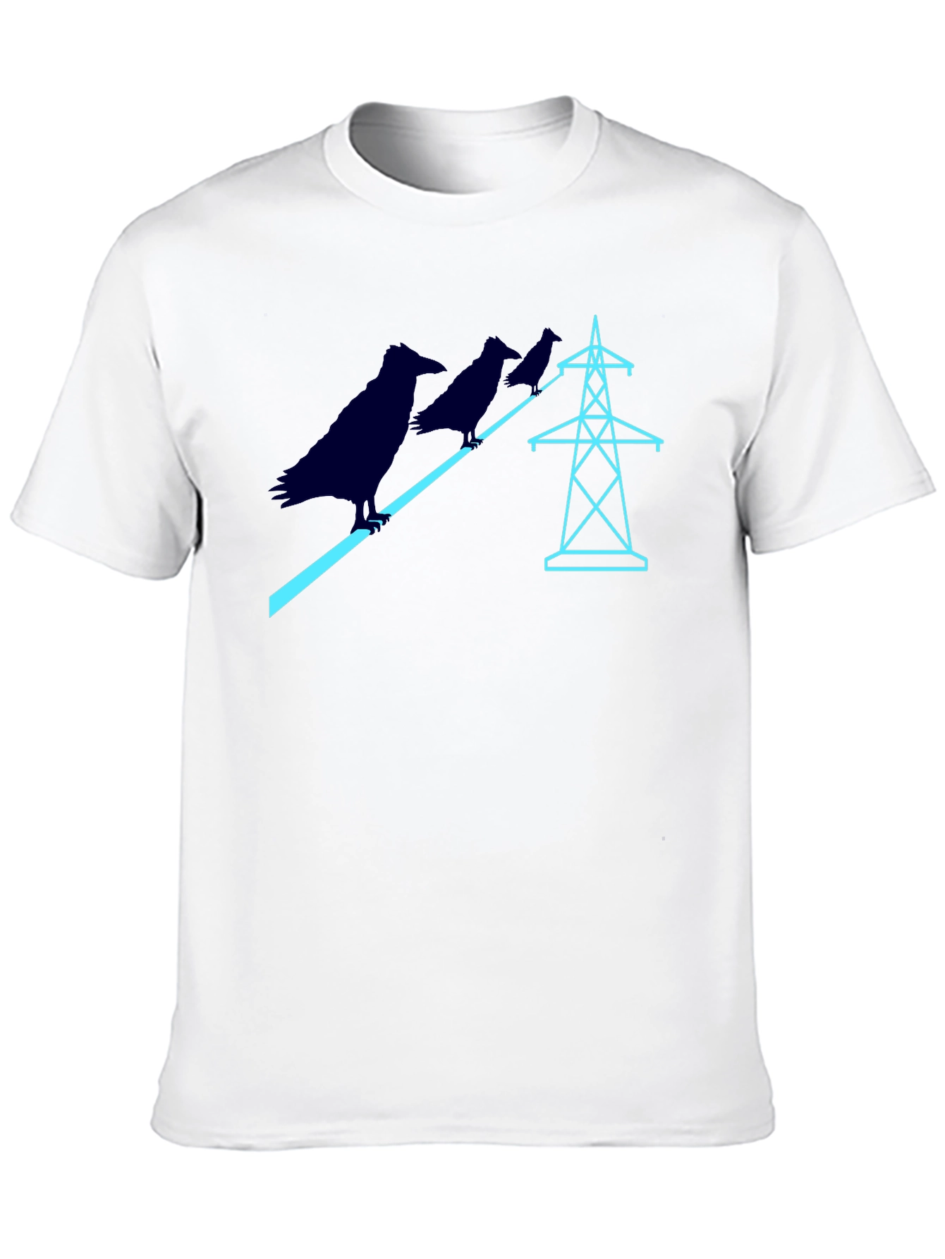 Raven Power Line Graphic Tee