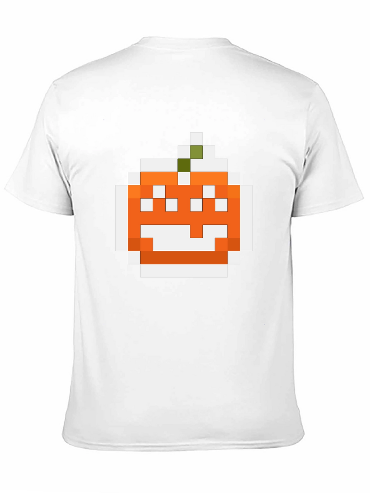 Pixel Pumpkin Graphic Tee - Halloween Shirt