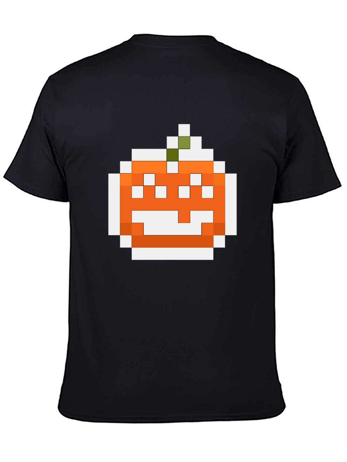 Pixel Pumpkin Graphic Tee - Halloween Shirt