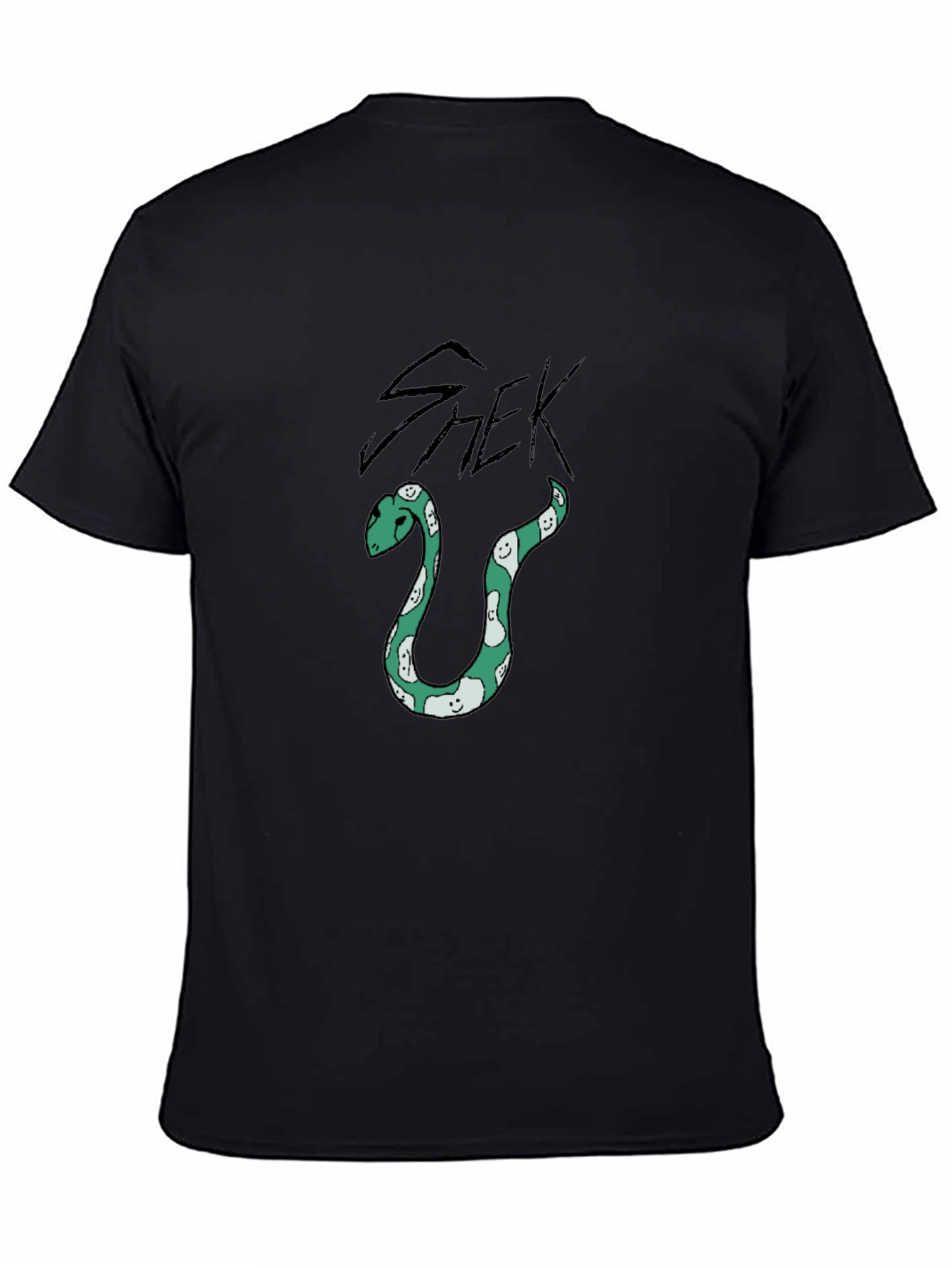 Shek Snake Graphic Black Tee