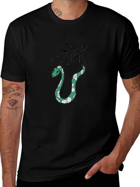 Shek Snake Graphic Black Tee