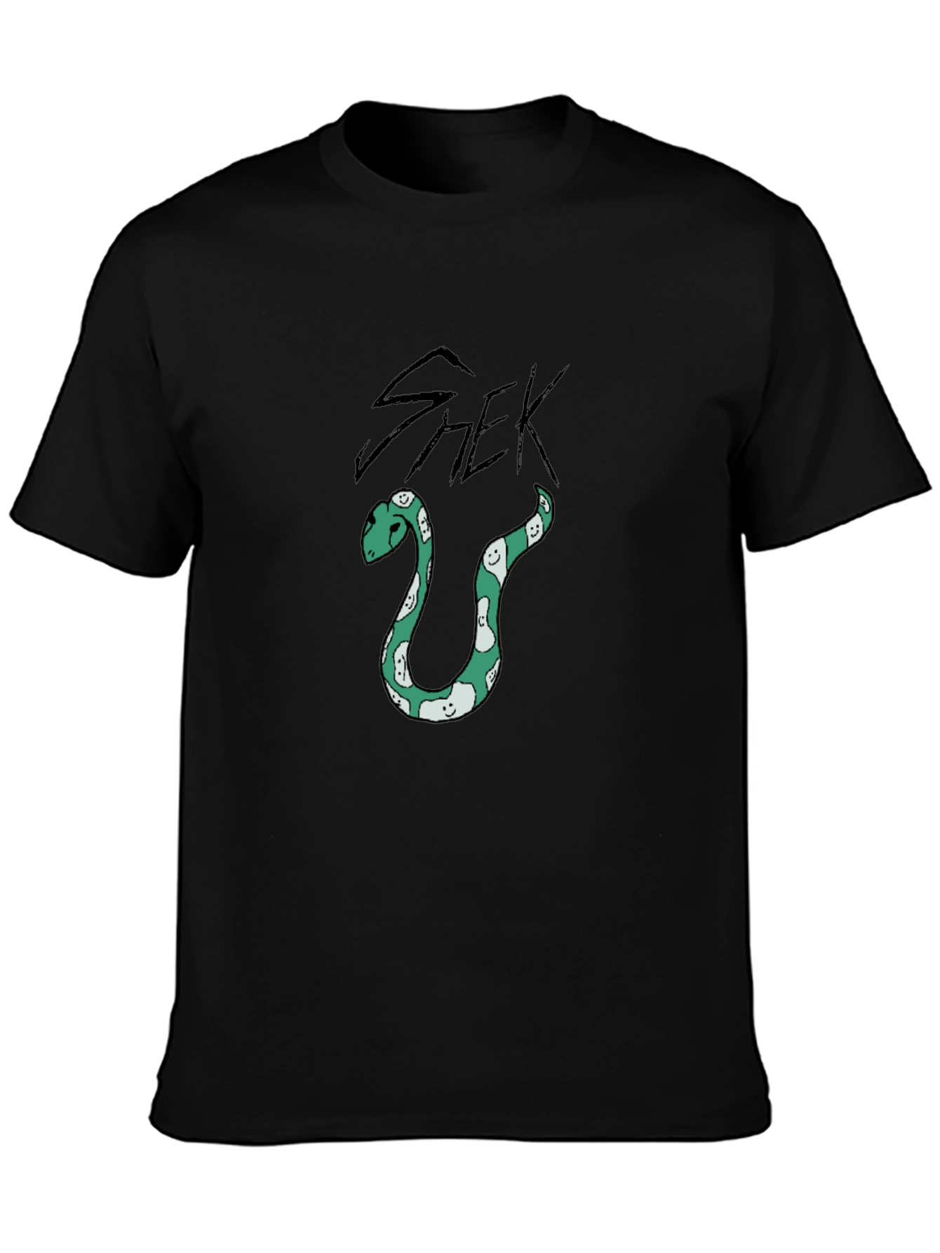 Shek Snake Graphic Black Tee