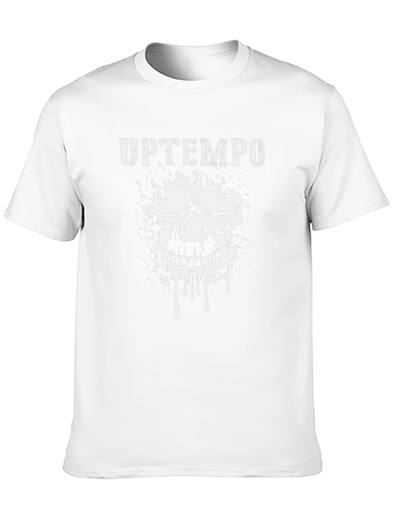 Uptempo Skull Graphic Tee - Black