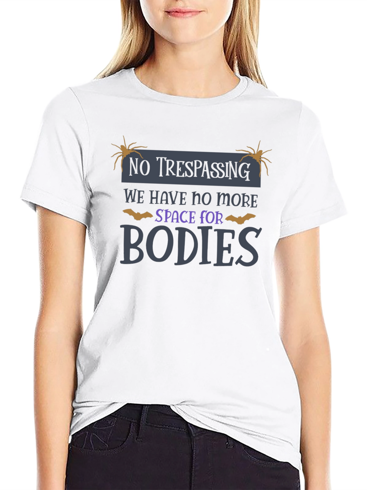 No Trespassing Halloween T-Shirt