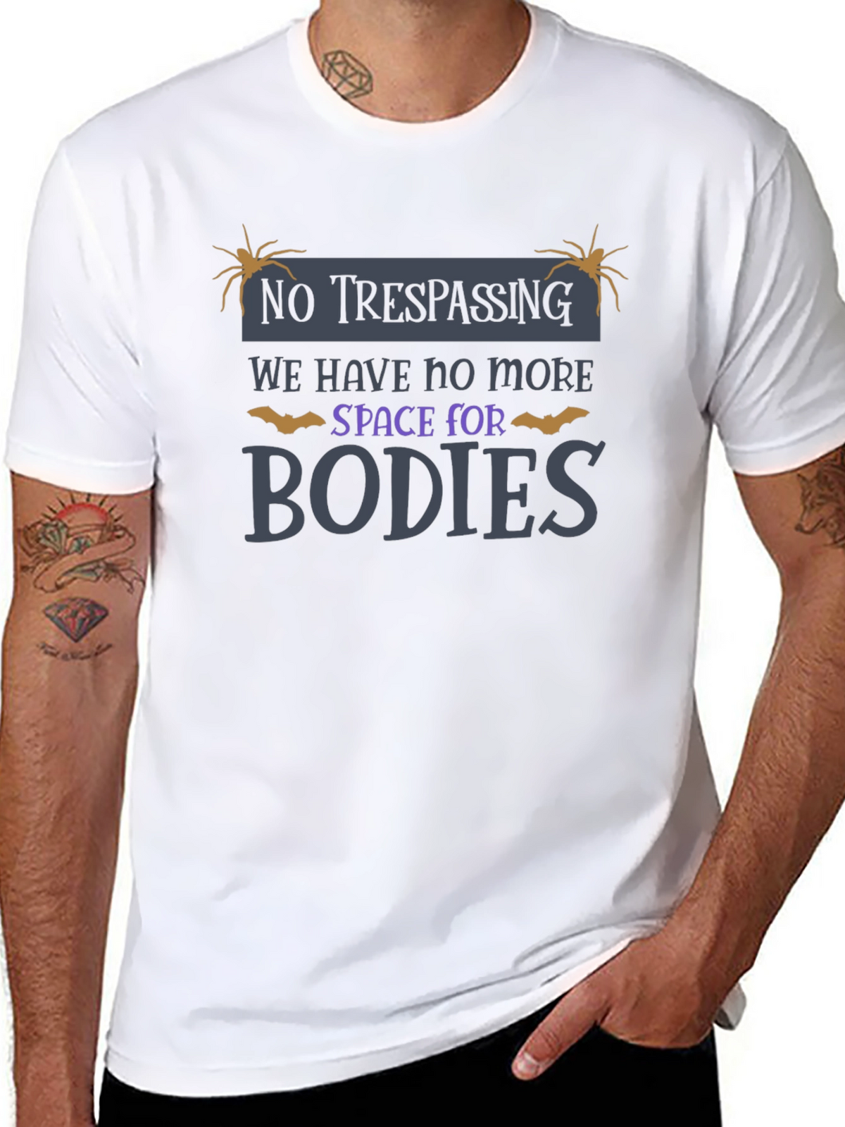 No Trespassing Halloween T-Shirt