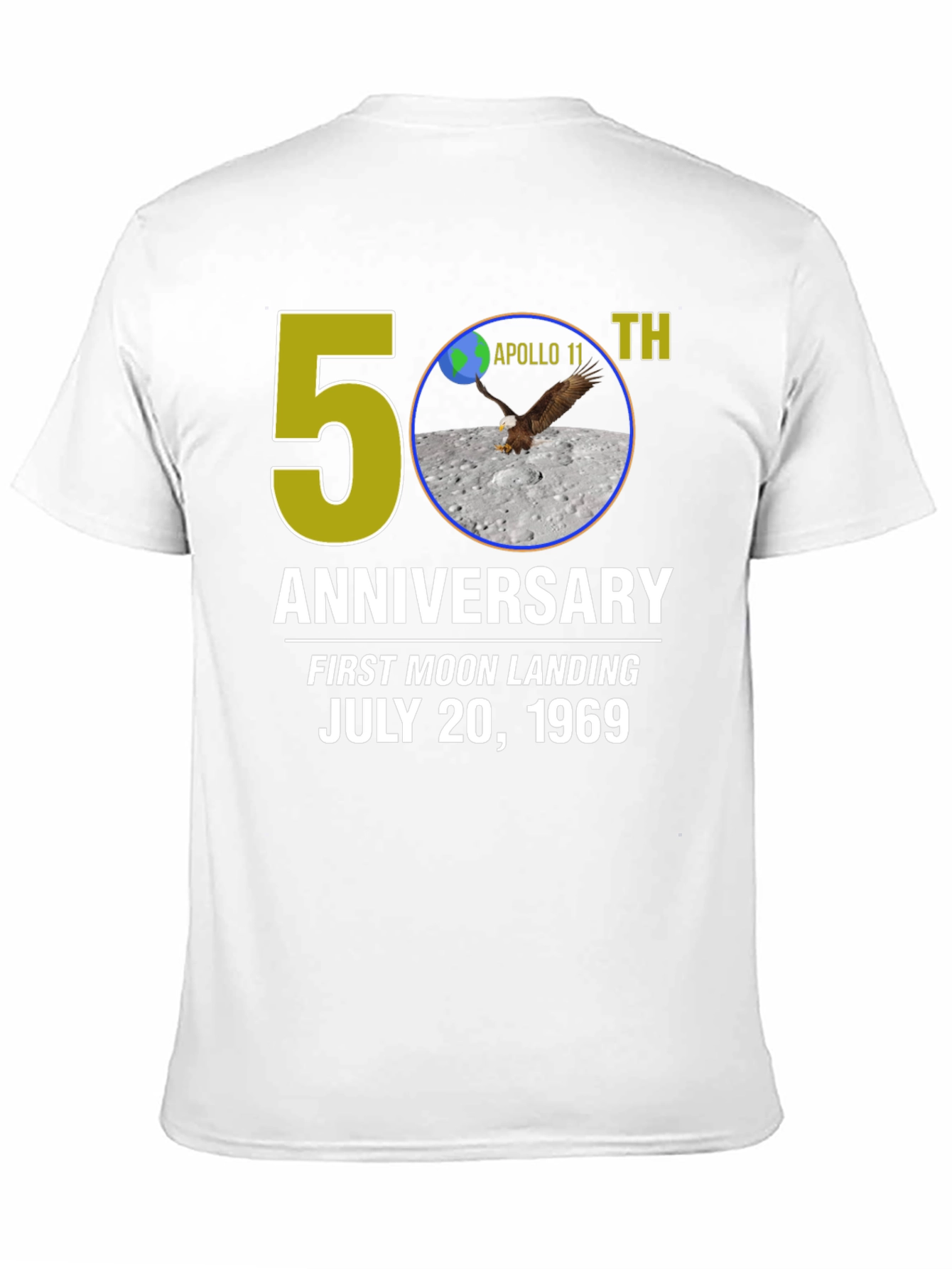 Apollo 11 50th Anniversary T-Shirt Moon Landing