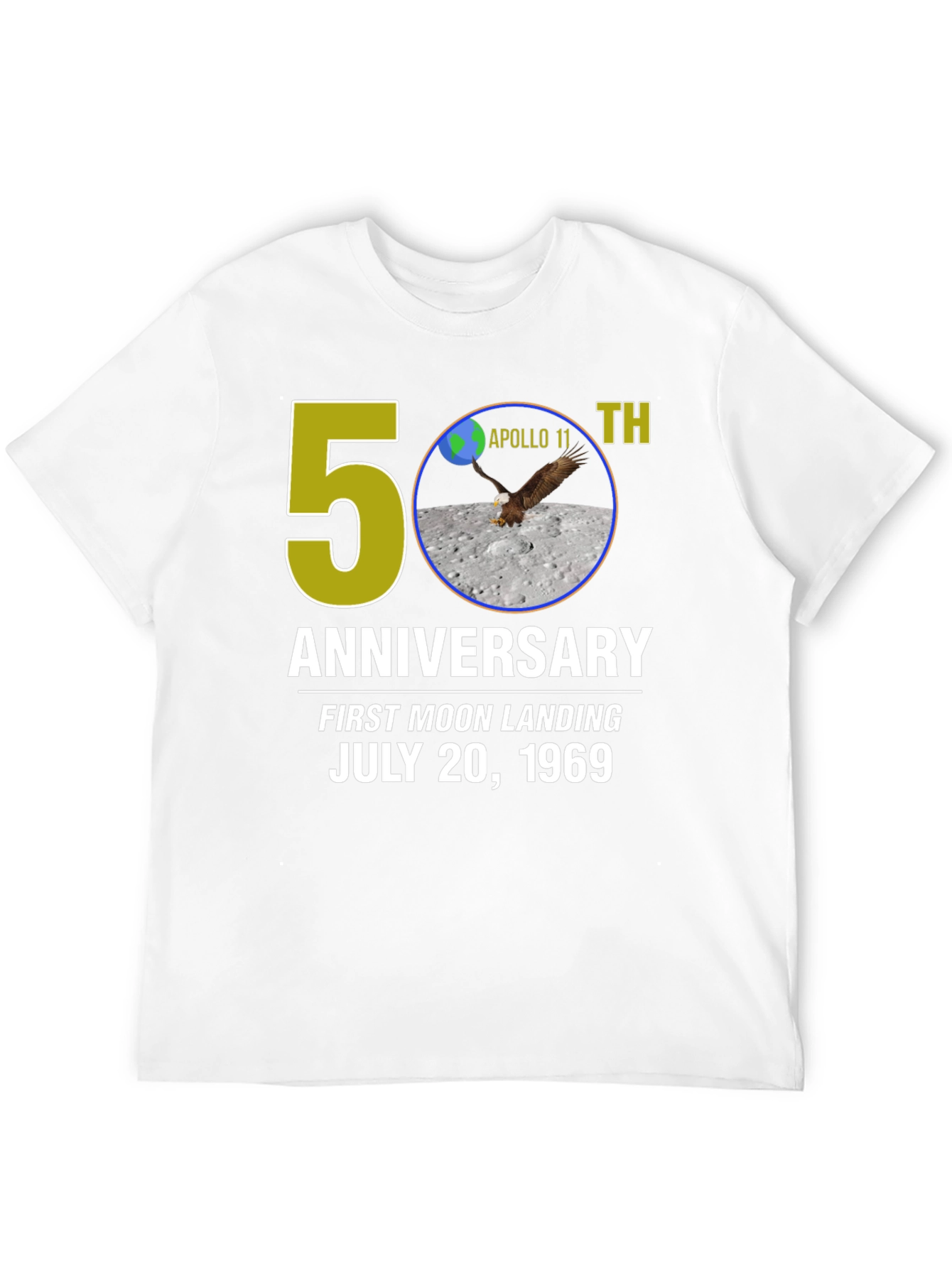 Apollo 11 50th Anniversary T-Shirt Moon Landing