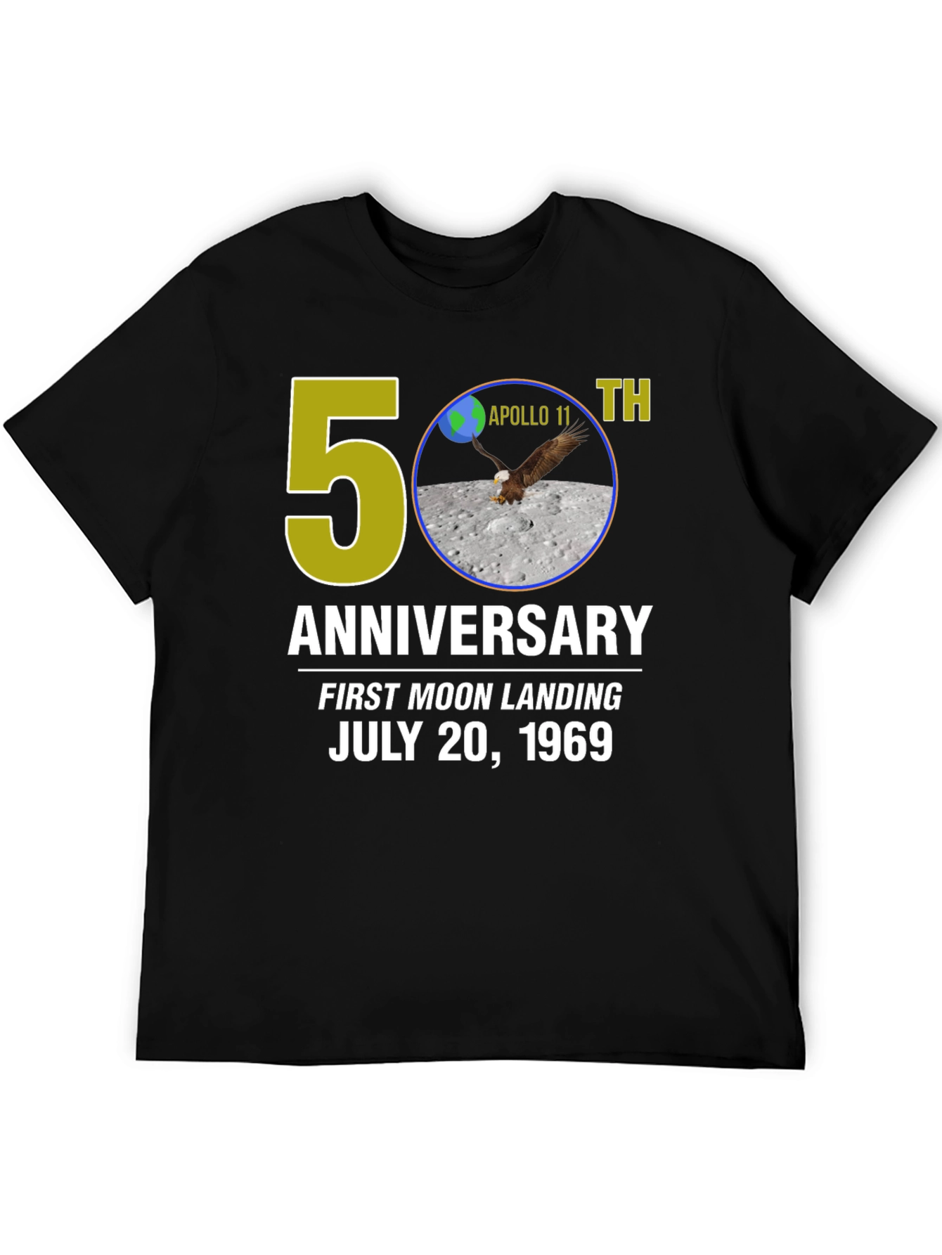 Apollo 11 50th Anniversary T-Shirt Moon Landing