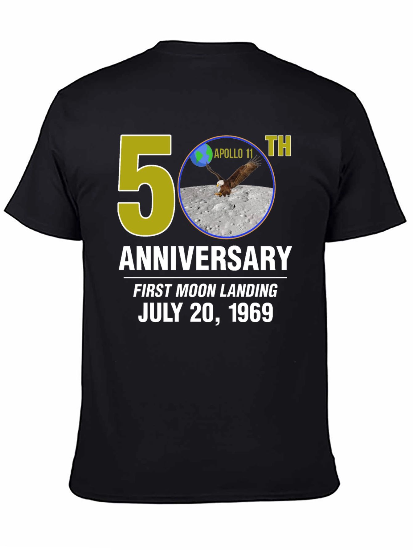 Apollo 11 50th Anniversary T-Shirt Moon Landing