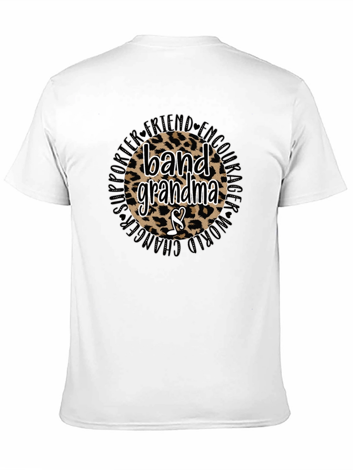 Band Grandma Leopard Print T-Shirt