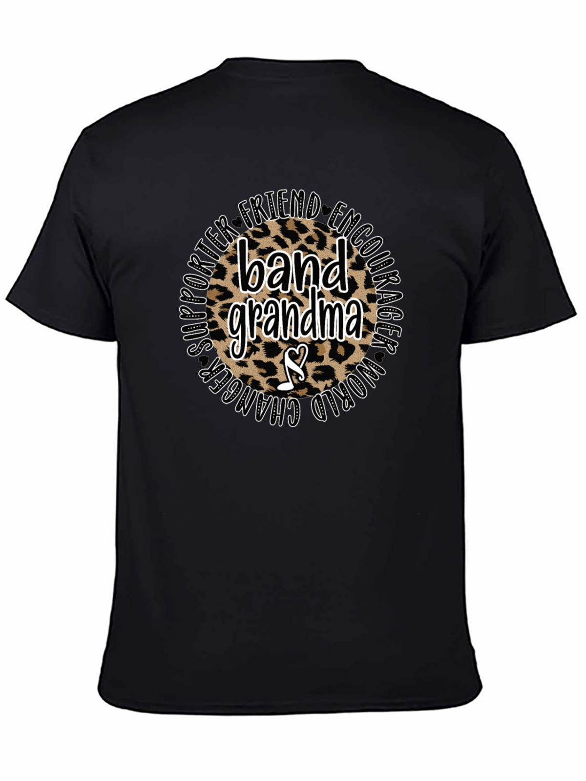 Band Grandma Leopard Print T-Shirt