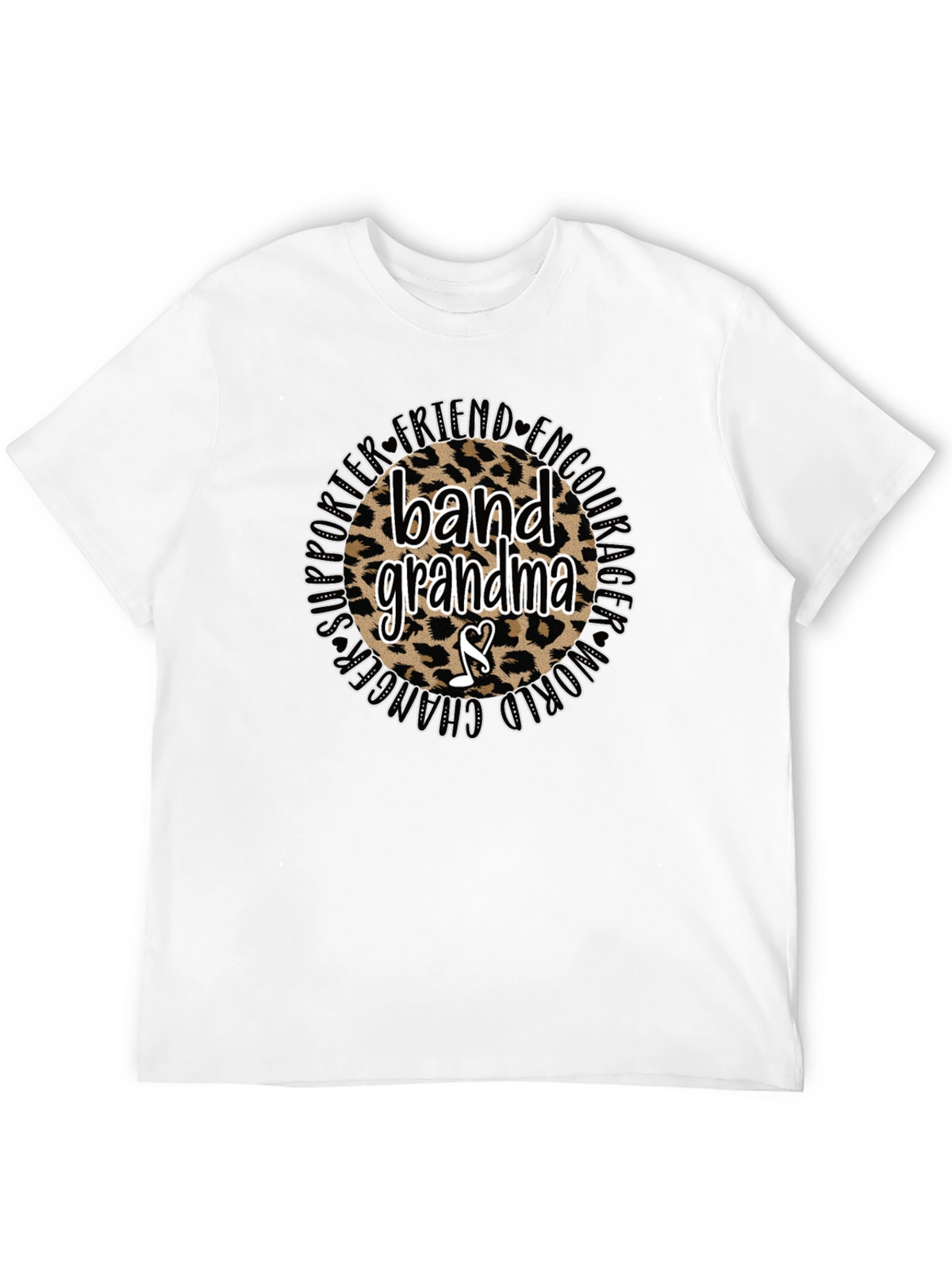 Band Grandma Leopard Print T-Shirt