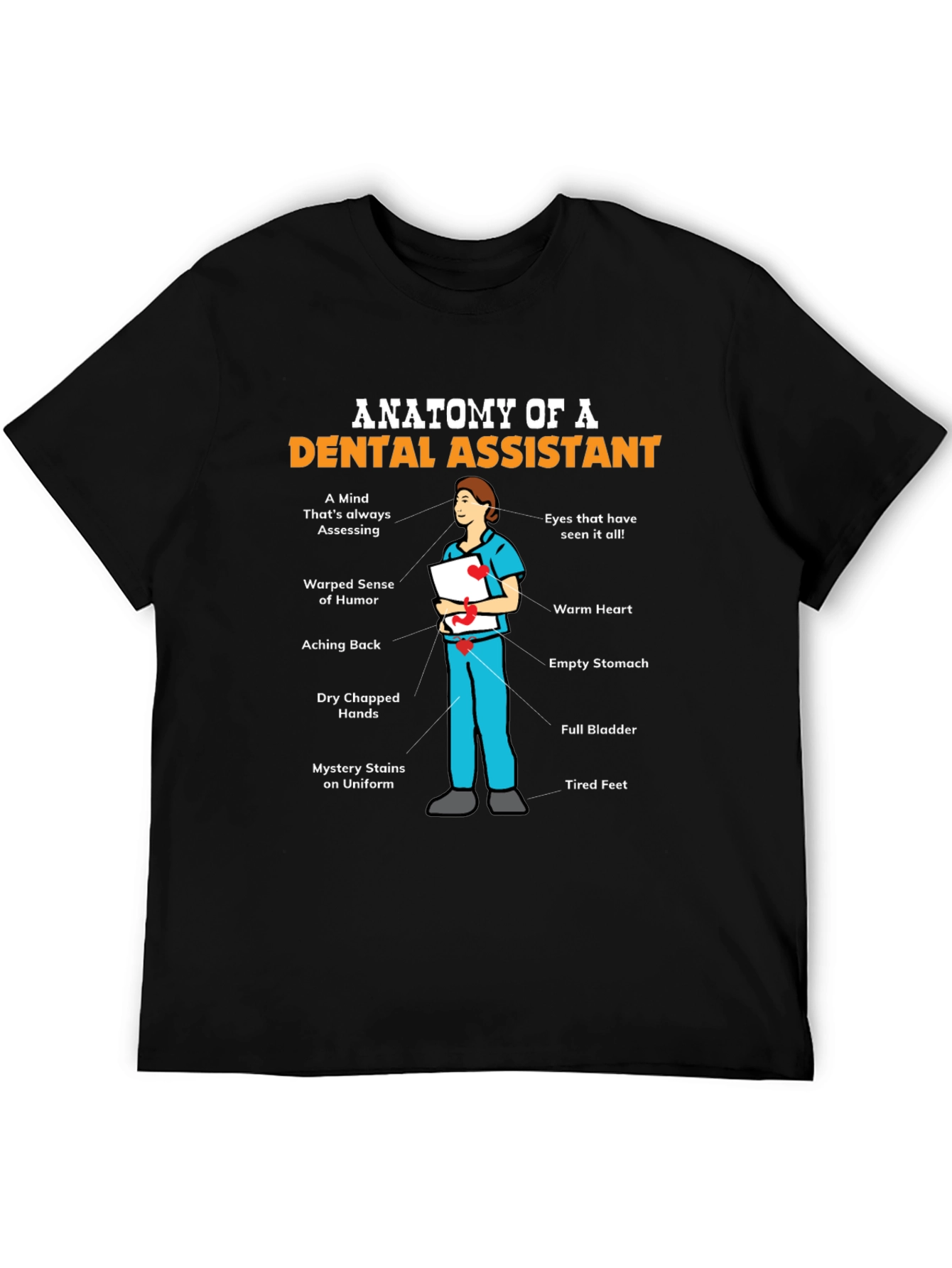 Anatomy of a Dental Assistant T-Shirt