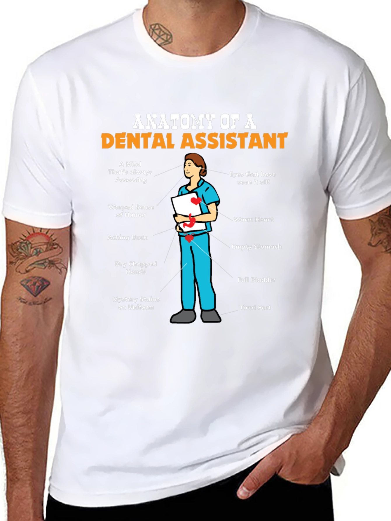 Anatomy of a Dental Assistant T-Shirt