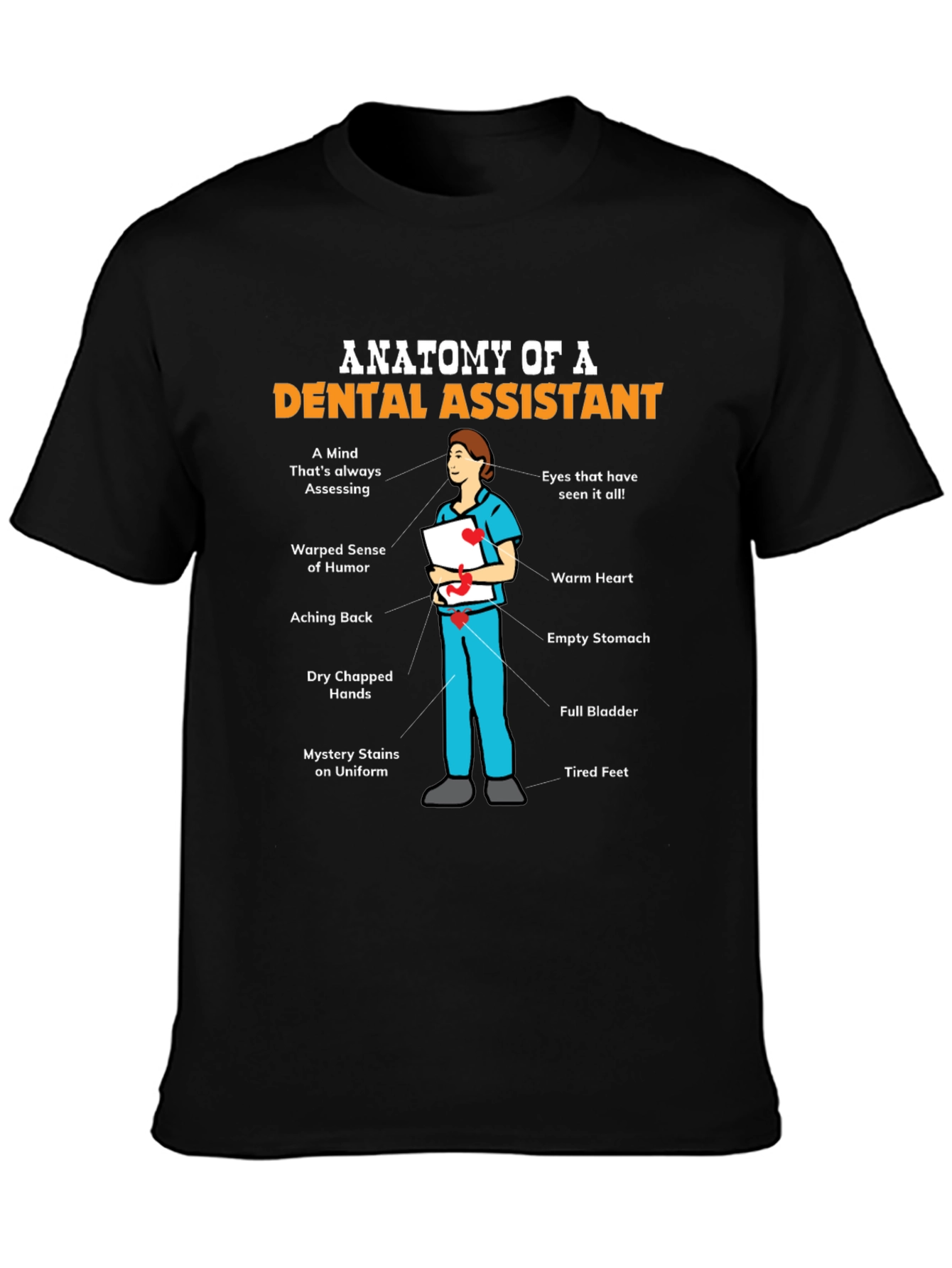 Anatomy of a Dental Assistant T-Shirt