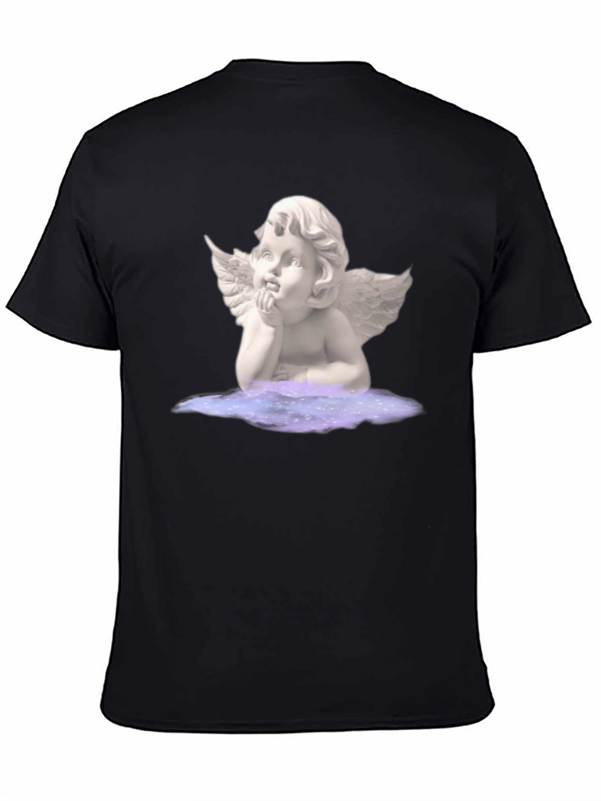 Angel Graphic Tee - Unisex Black T-Shirt