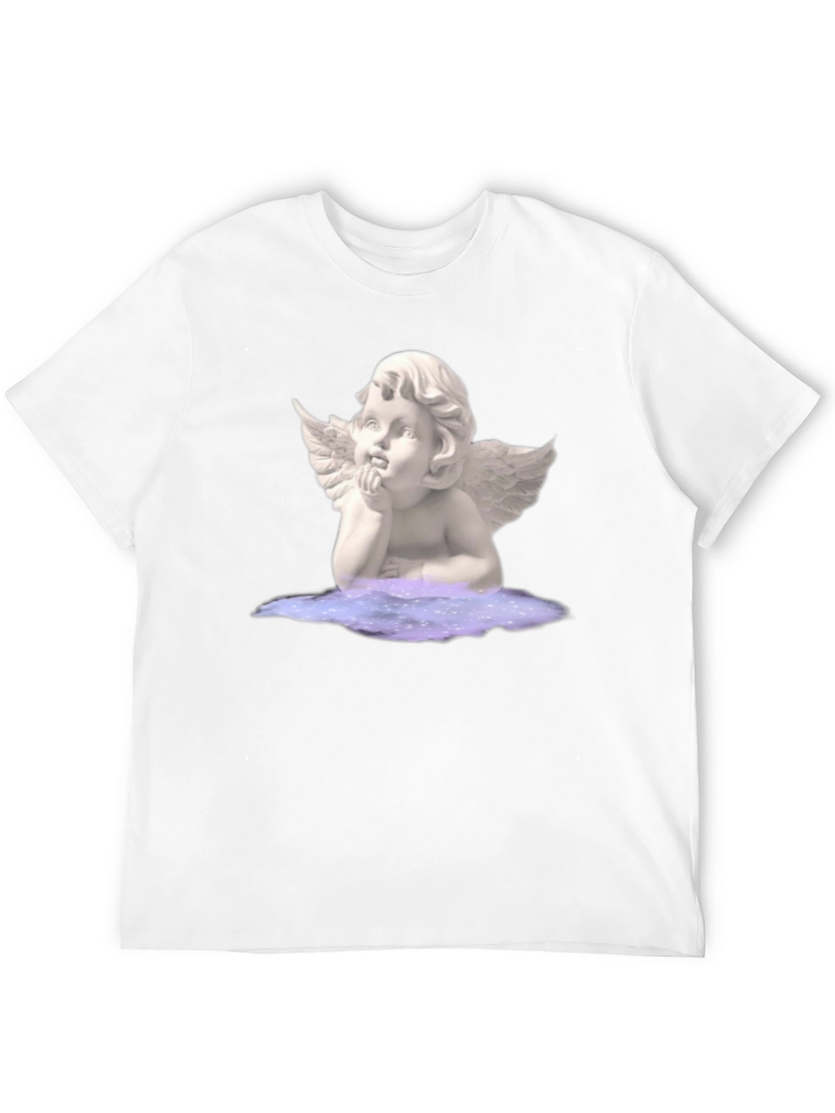 Angel Graphic Tee - Unisex Black T-Shirt