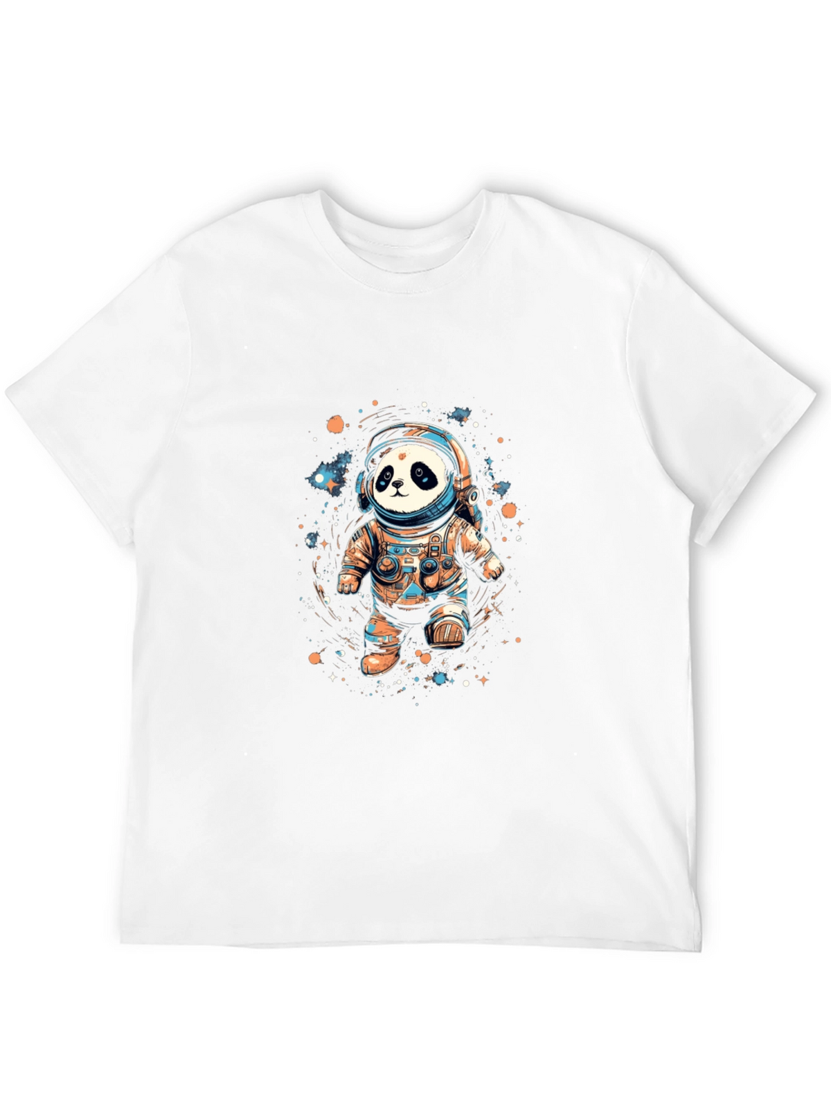 Panda Astronaut Graphic Tee - Space Panda T-Shirt