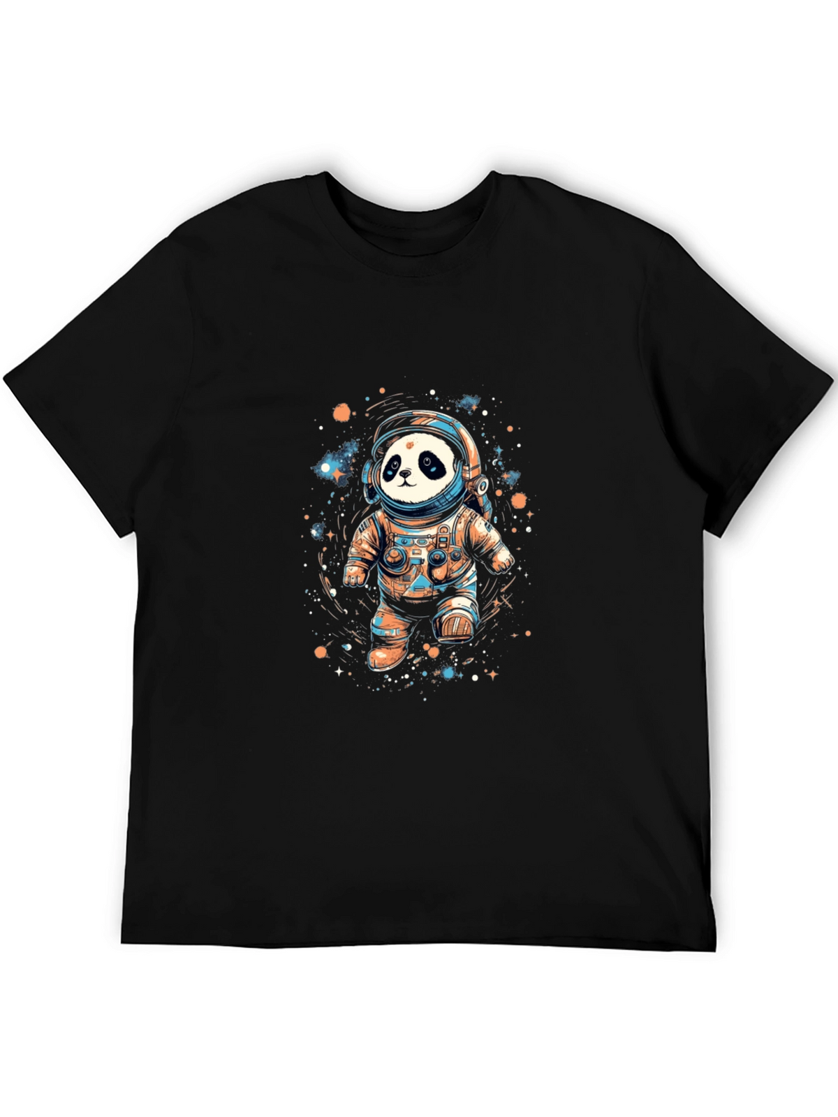 Panda Astronaut Graphic Tee - Space Panda T-Shirt
