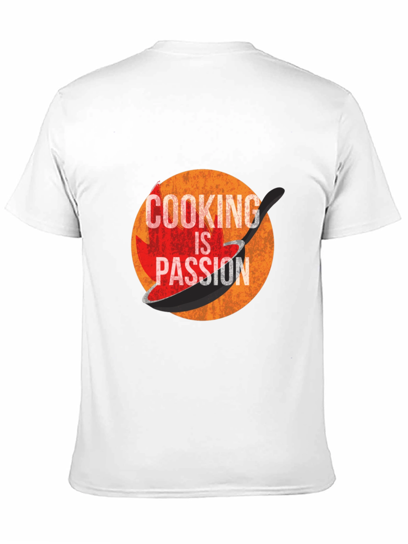 Cooking is Passion Graphic Tee - Black