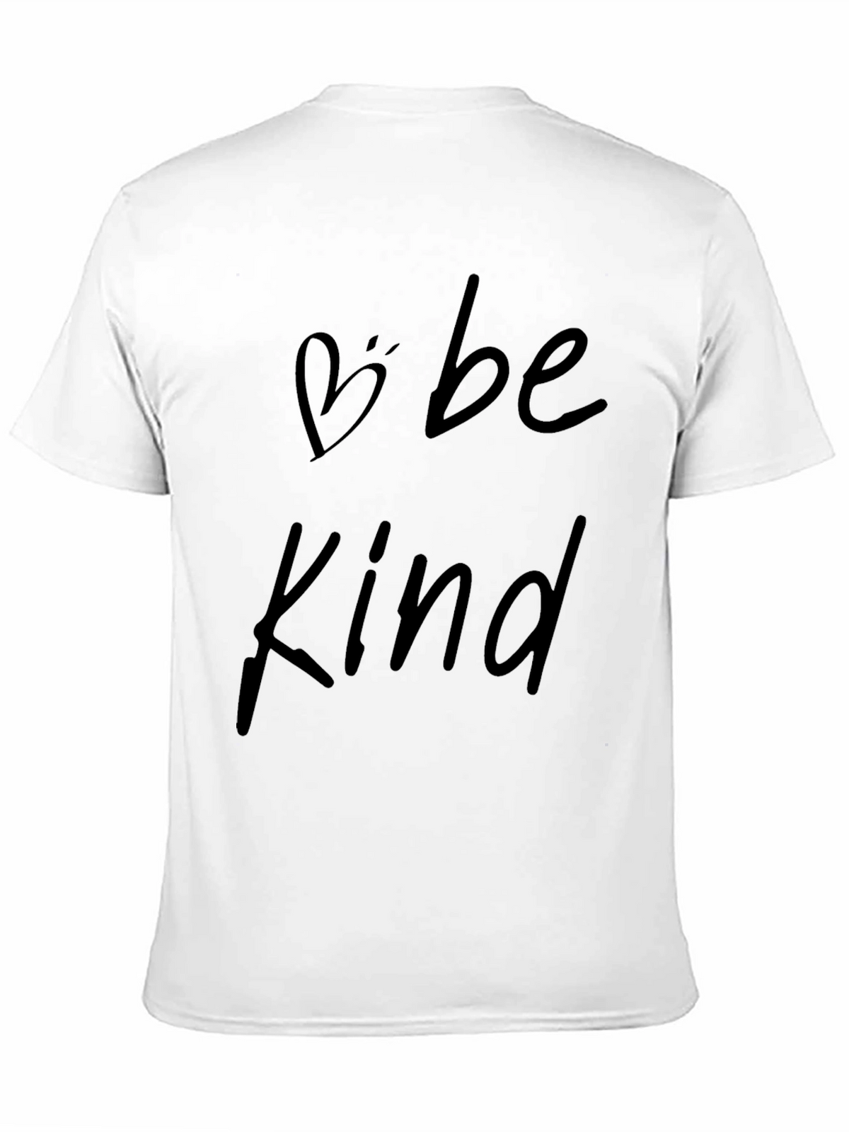 Be Kind Black Graphic T-Shirt - Heart Detail