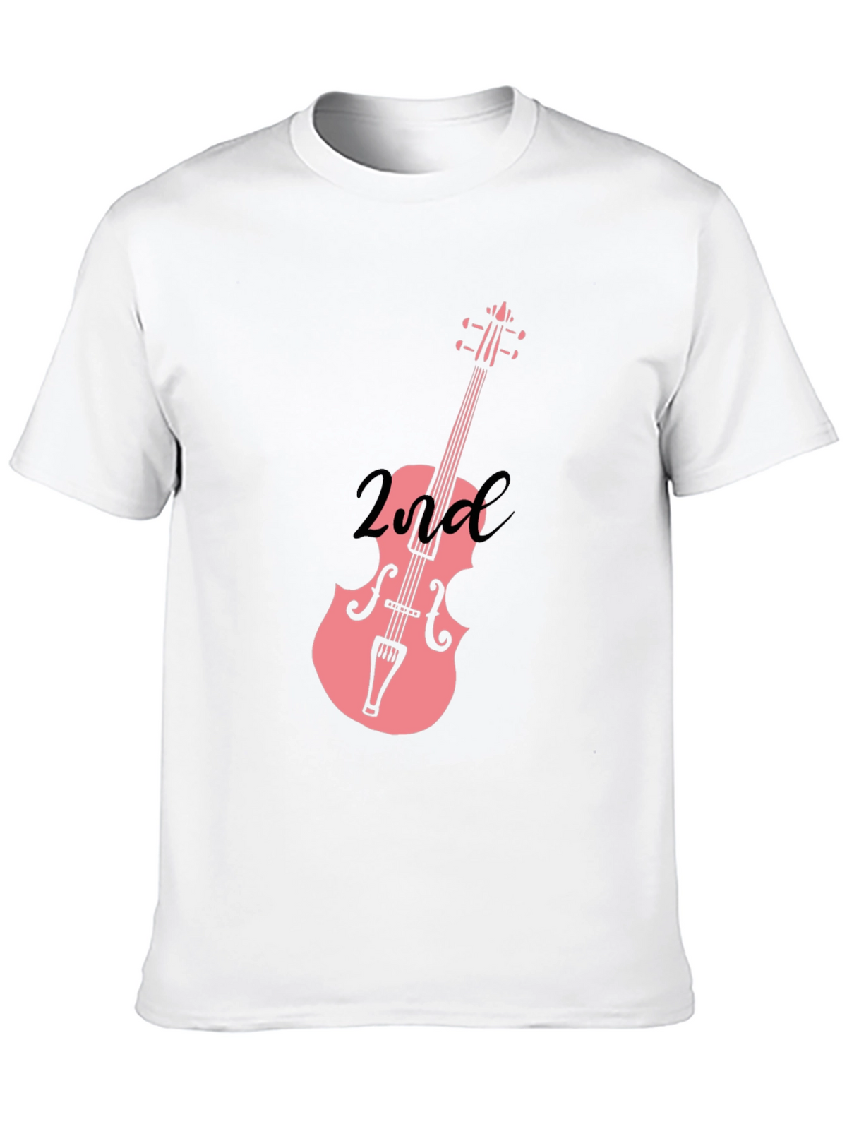 Musicians Second Violin Black T-Shirt