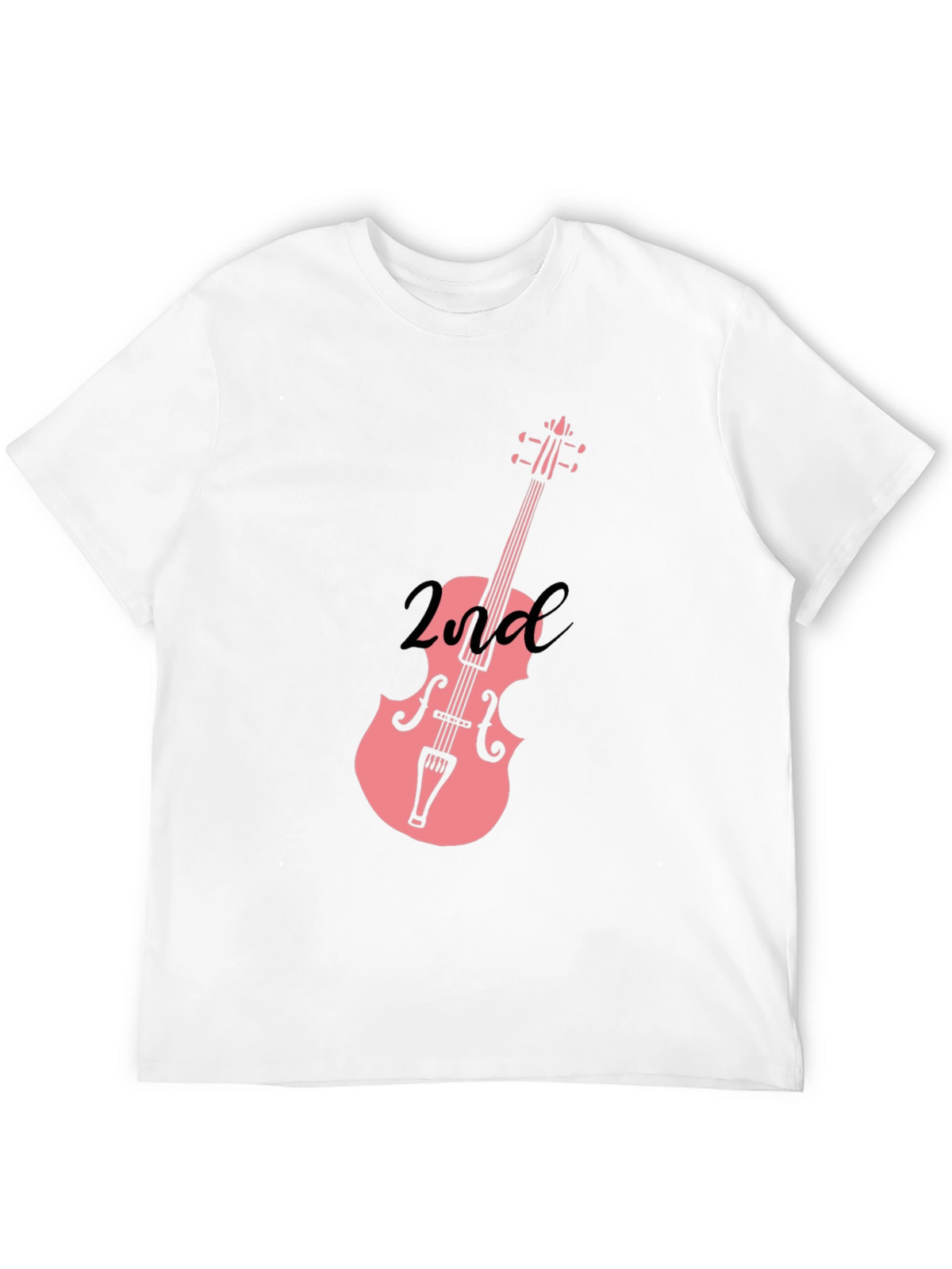 Musicians Second Violin Black T-Shirt