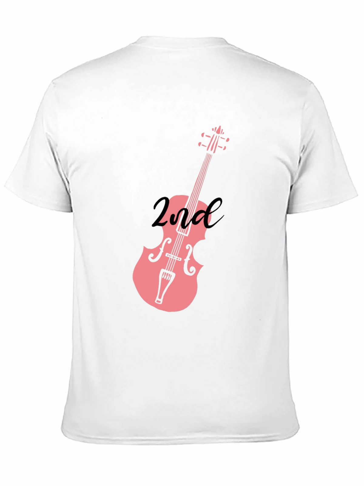 Musicians Second Violin Black T-Shirt