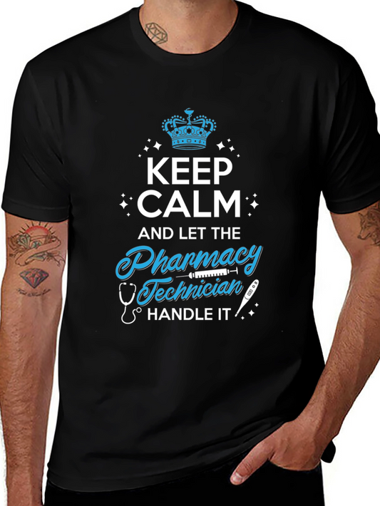 Pharmacy Technician T-Shirt - Keep Calm