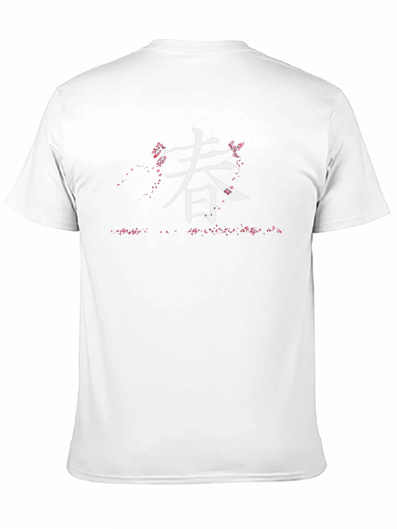 Spring Kanji Black T-Shirt - Stylish Asian Inspired Design