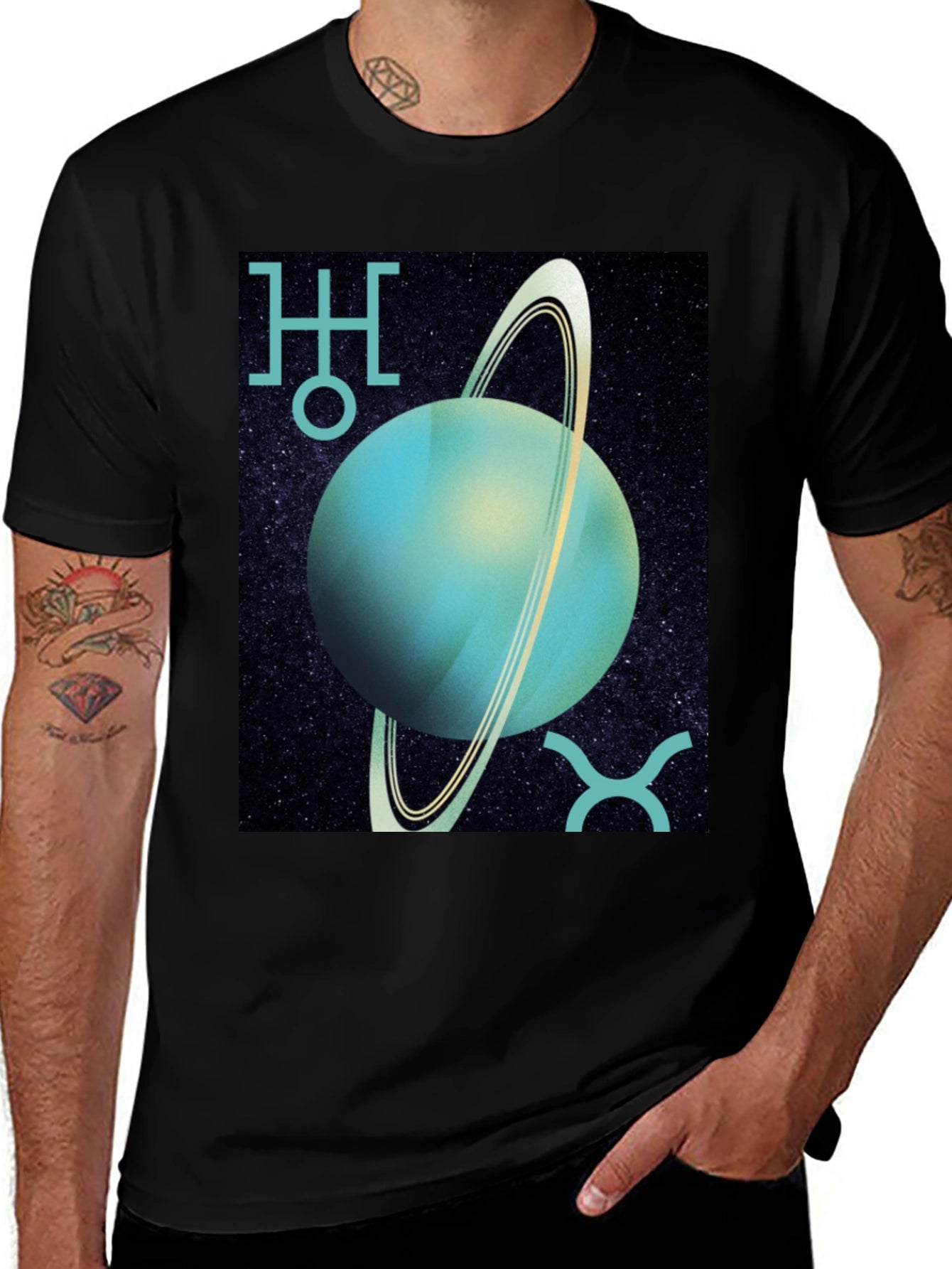 Uranus Astrology T-Shirt: Space Planet Tee
