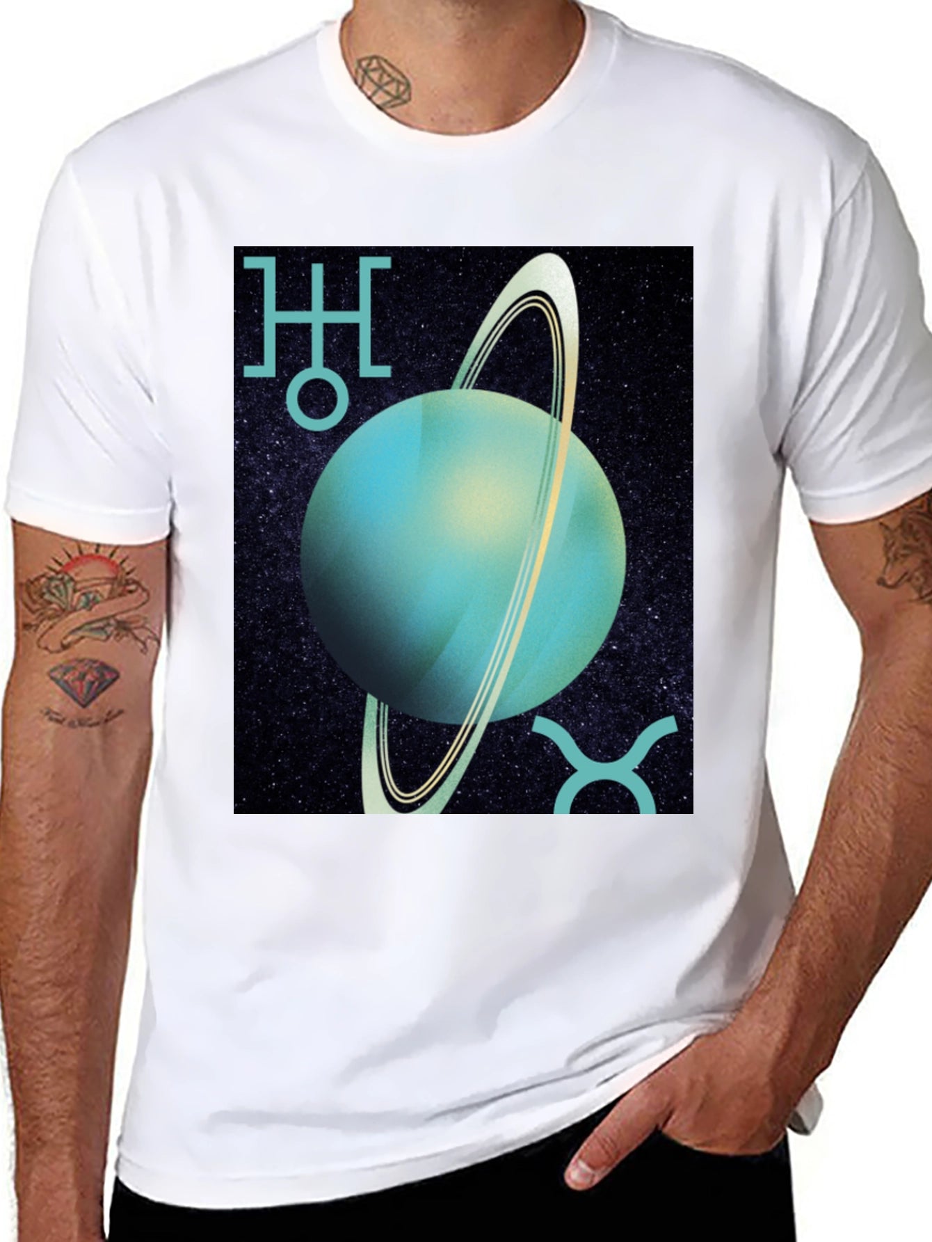 Uranus Astrology T-Shirt: Space Planet Tee
