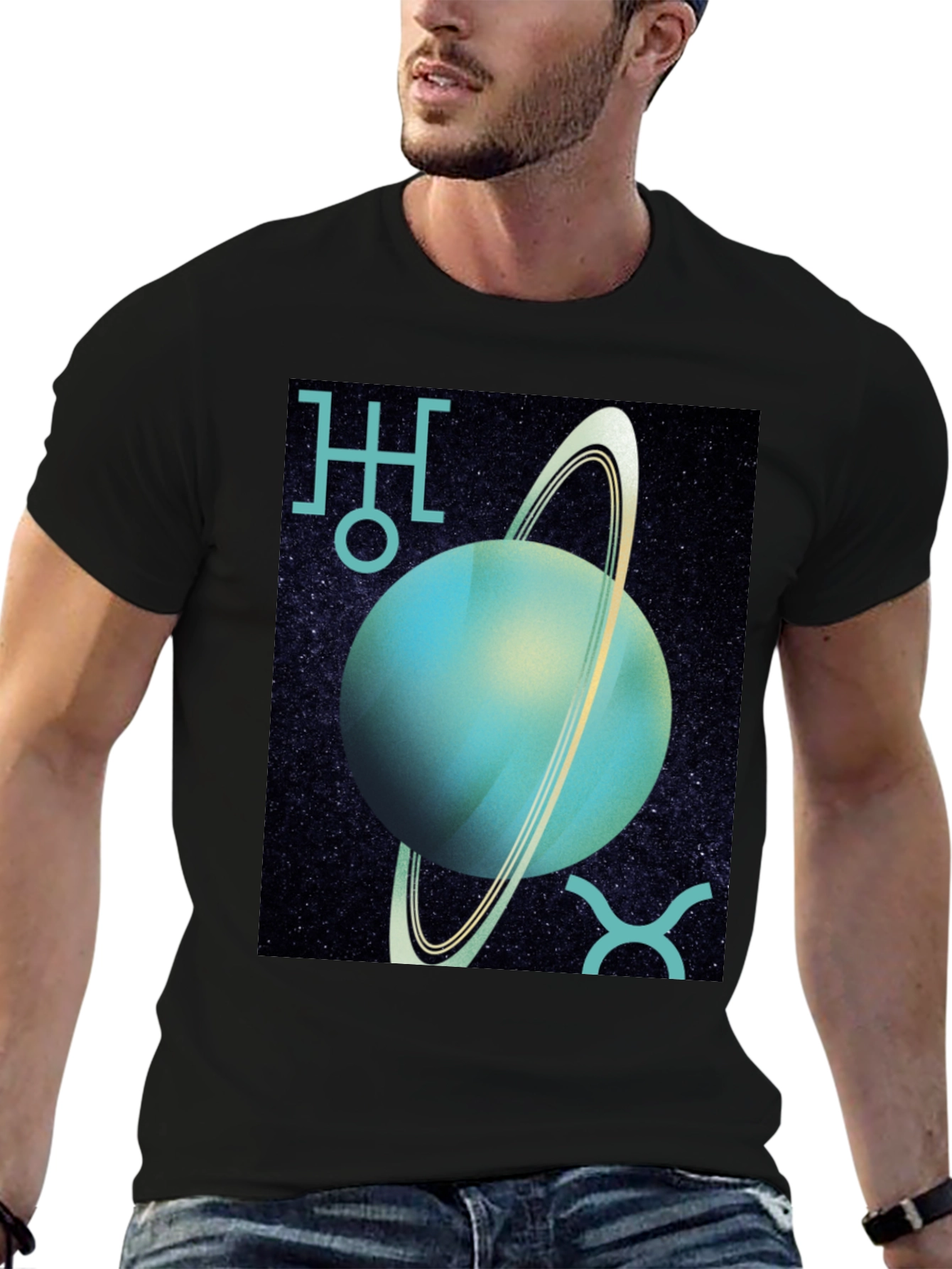 Uranus Astrology T-Shirt: Space Planet Tee