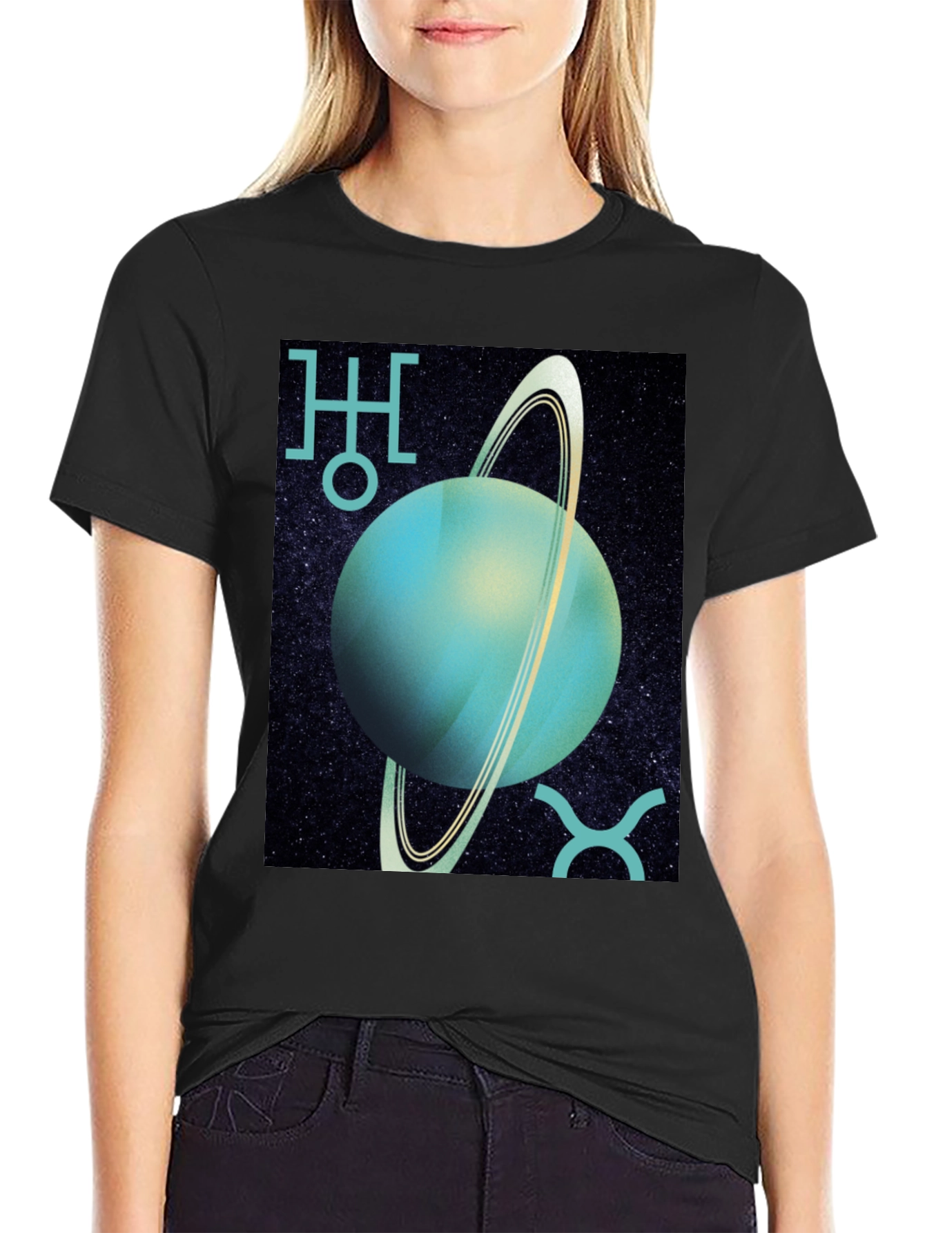 Uranus Astrology T-Shirt: Space Planet Tee