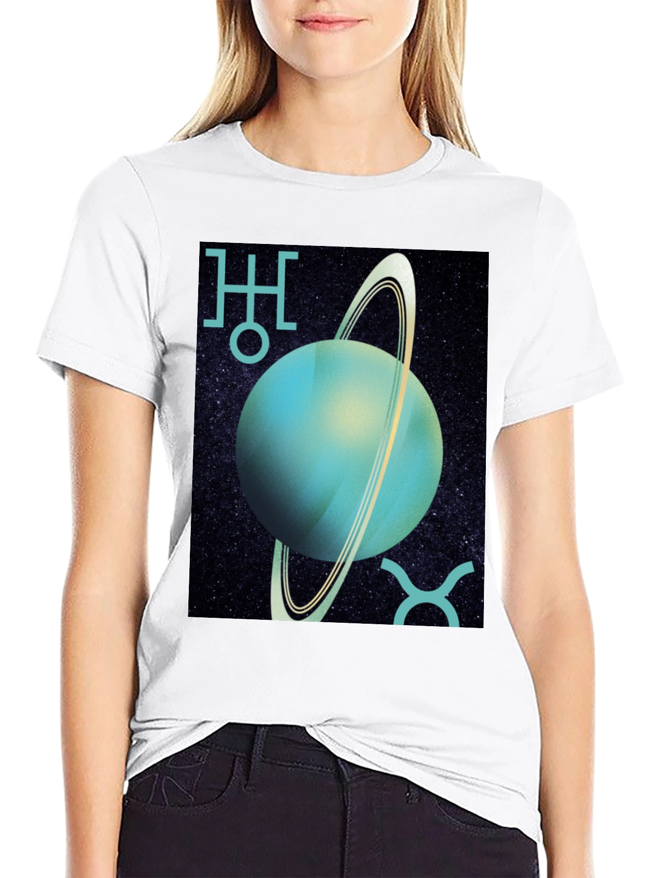 Uranus Astrology T-Shirt: Space Planet Tee