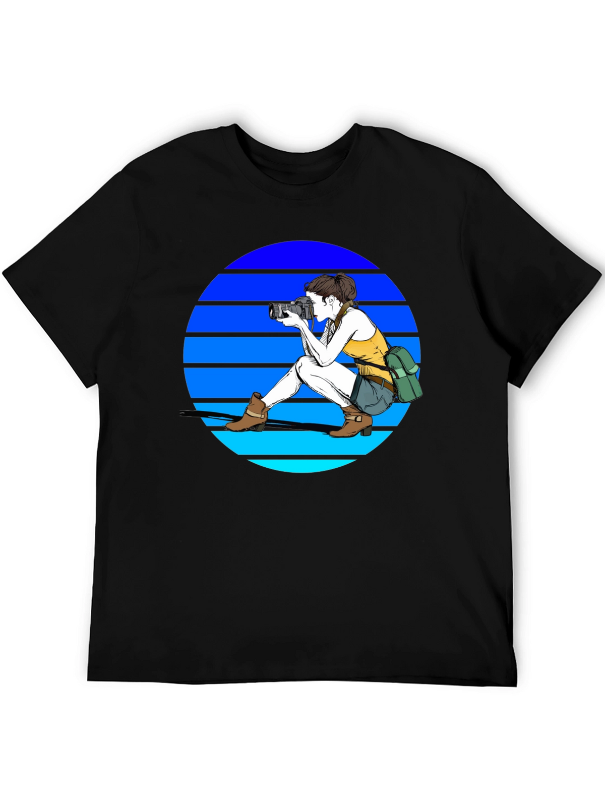Photographer Graphic Tee - Retro Style