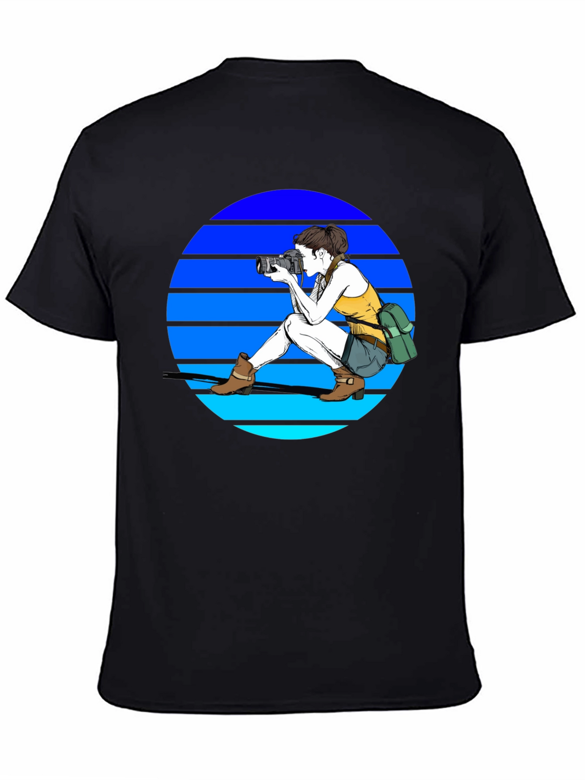 Photographer Graphic Tee - Retro Style