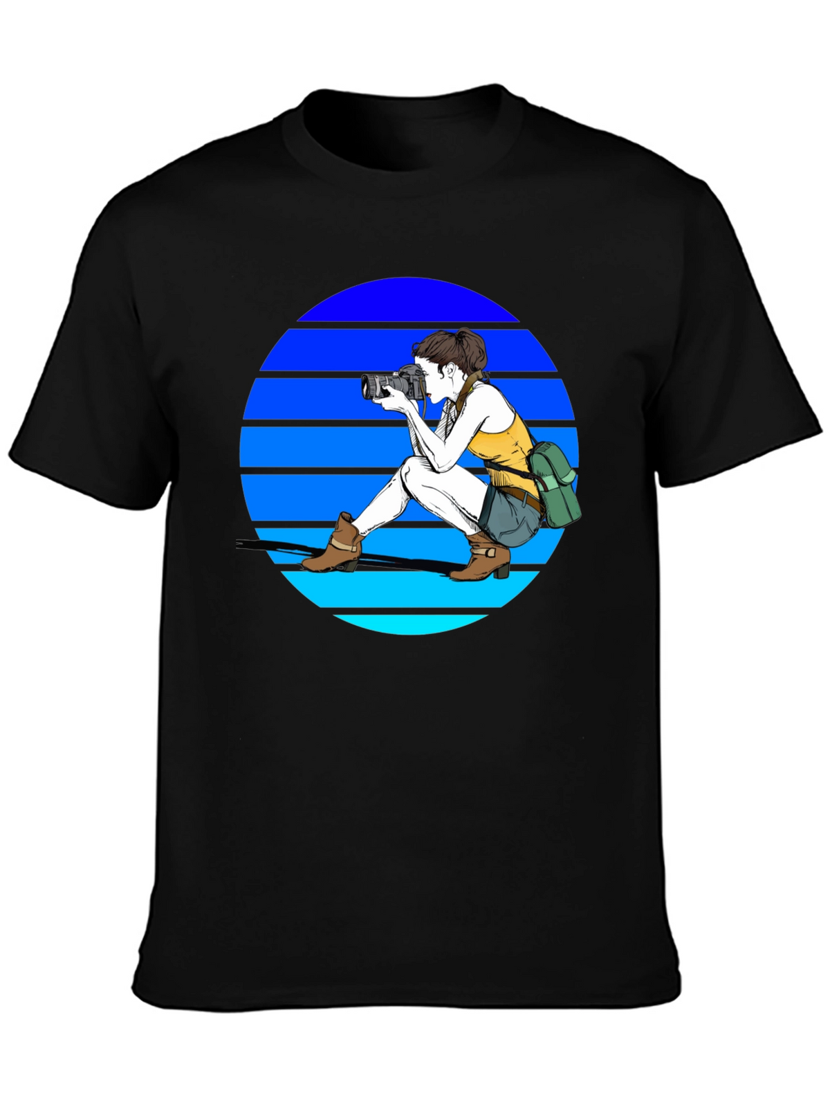 Photographer Graphic Tee - Retro Style