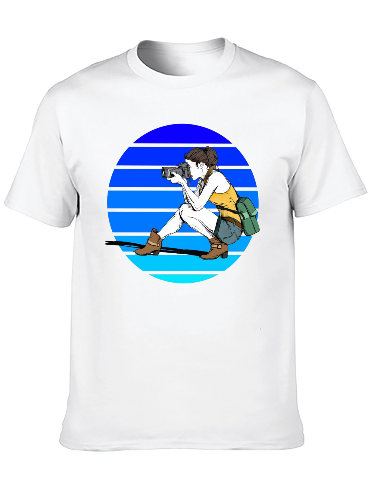 Photographer Graphic Tee - Retro Style