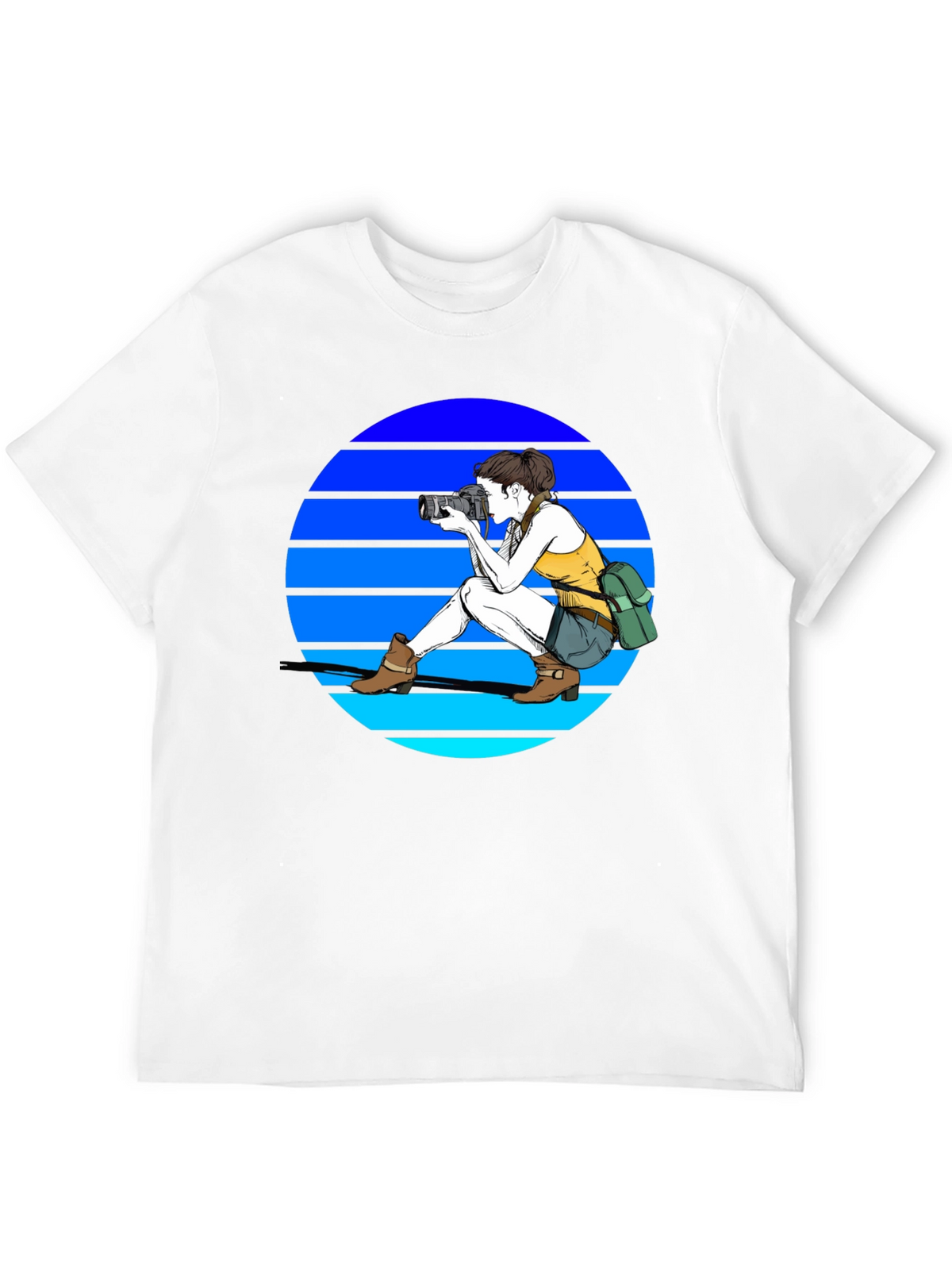 Photographer Graphic Tee - Retro Style