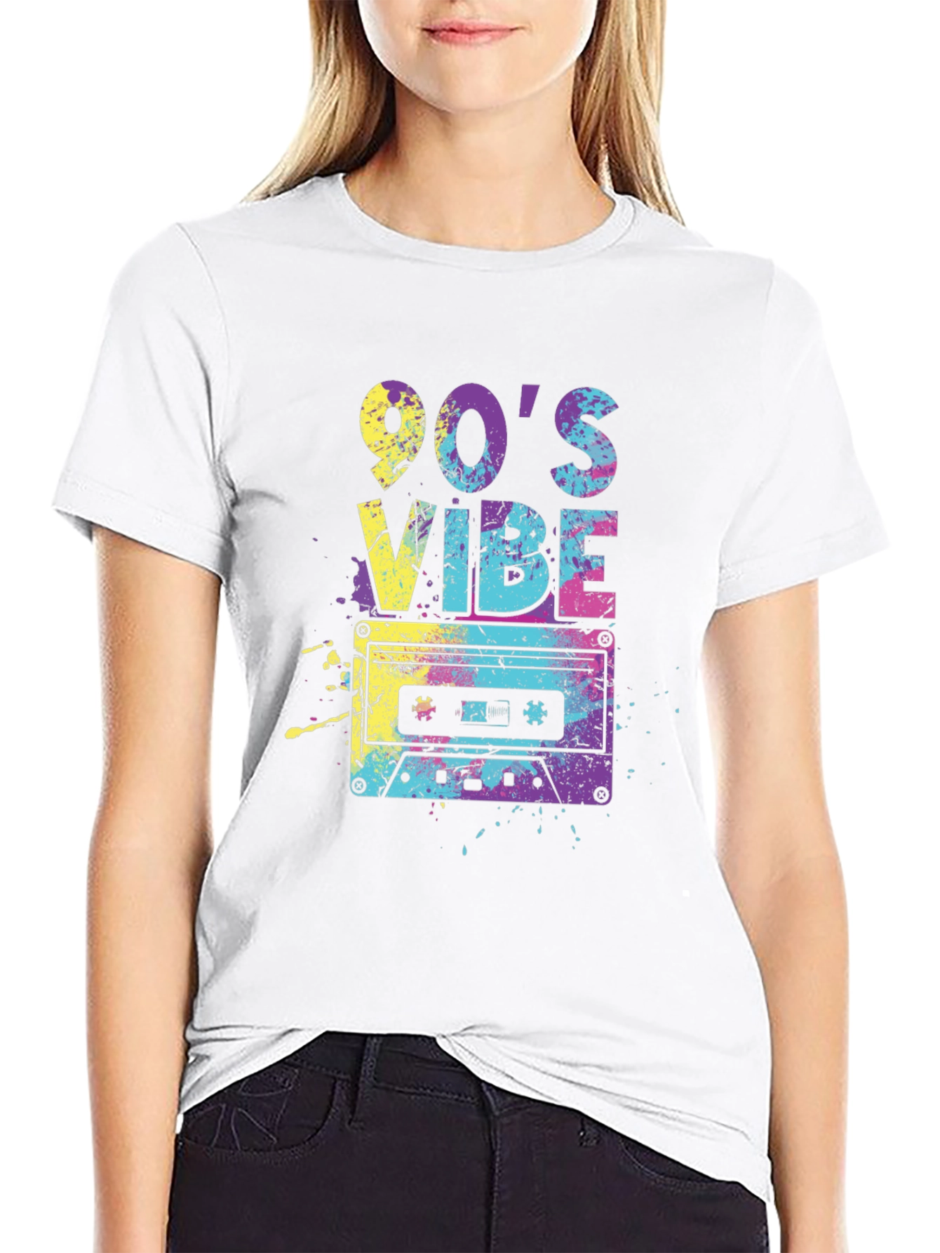 Retro 90s Vibe Cassette Graphic Tee
