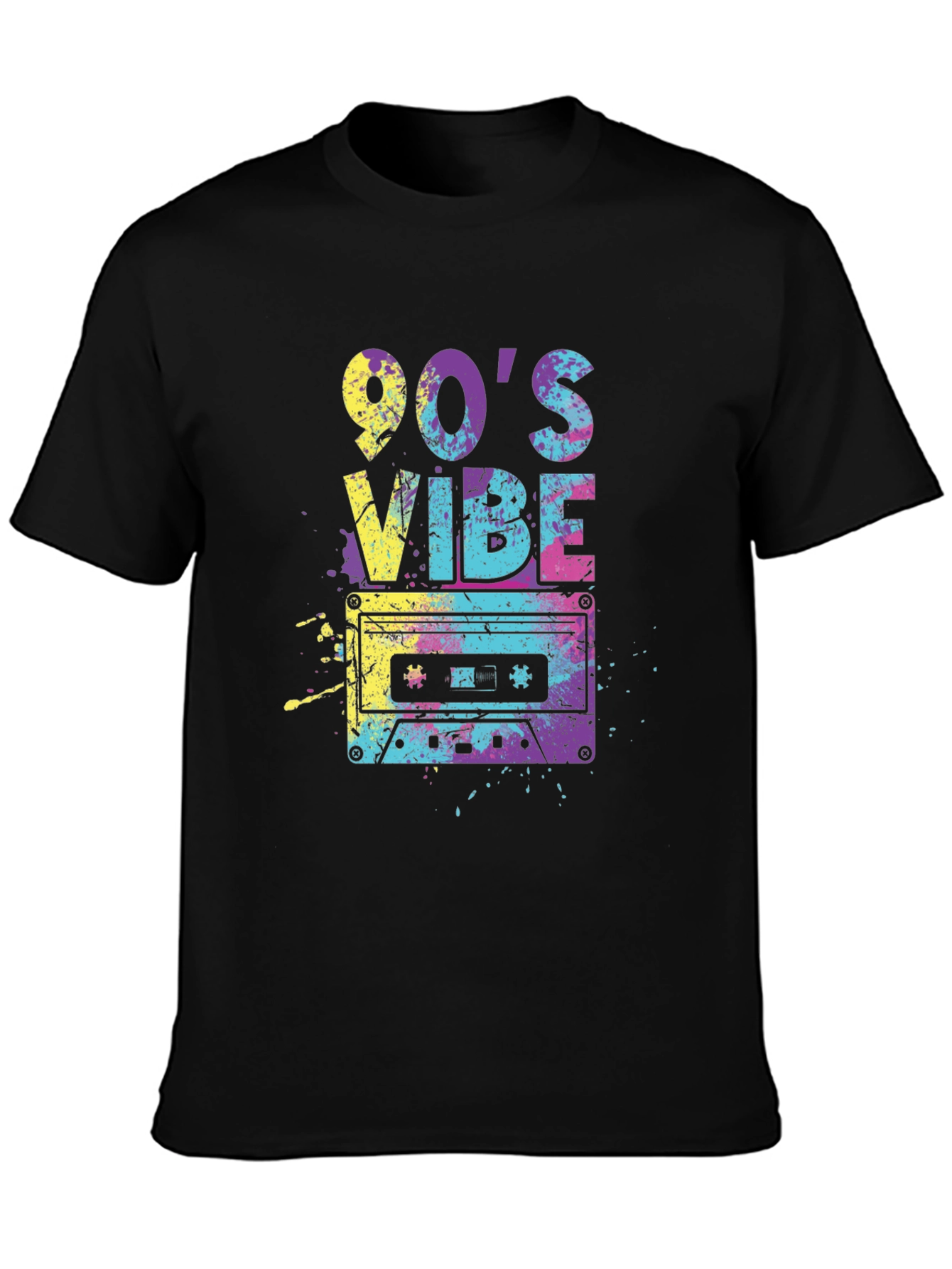 Retro 90s Vibe Cassette Graphic Tee
