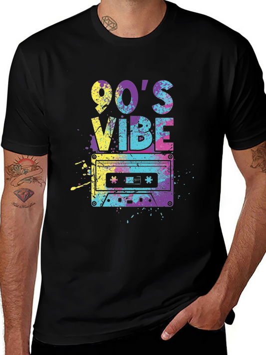 Retro 90s Vibe Cassette Graphic Tee