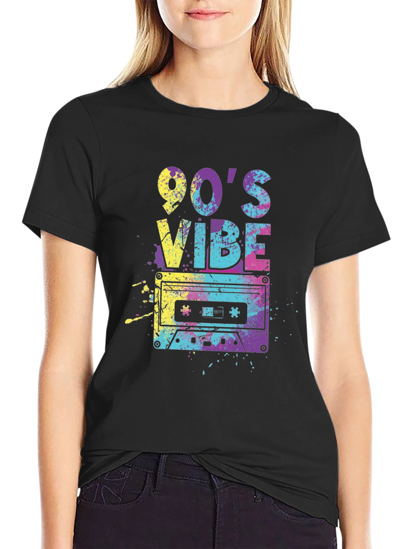 Retro 90s Vibe Cassette Graphic Tee