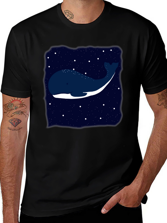 Whale in Space Graphic Tee