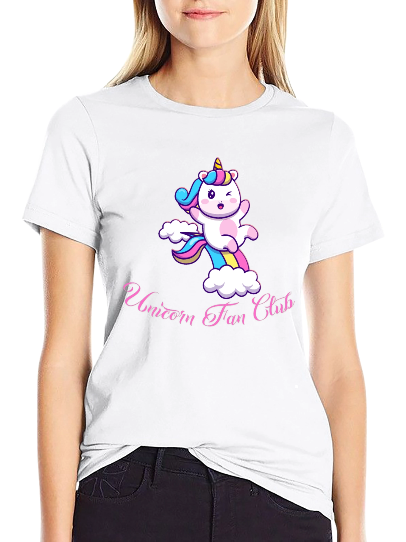 Unicorn Fan Club Graphic T-Shirt