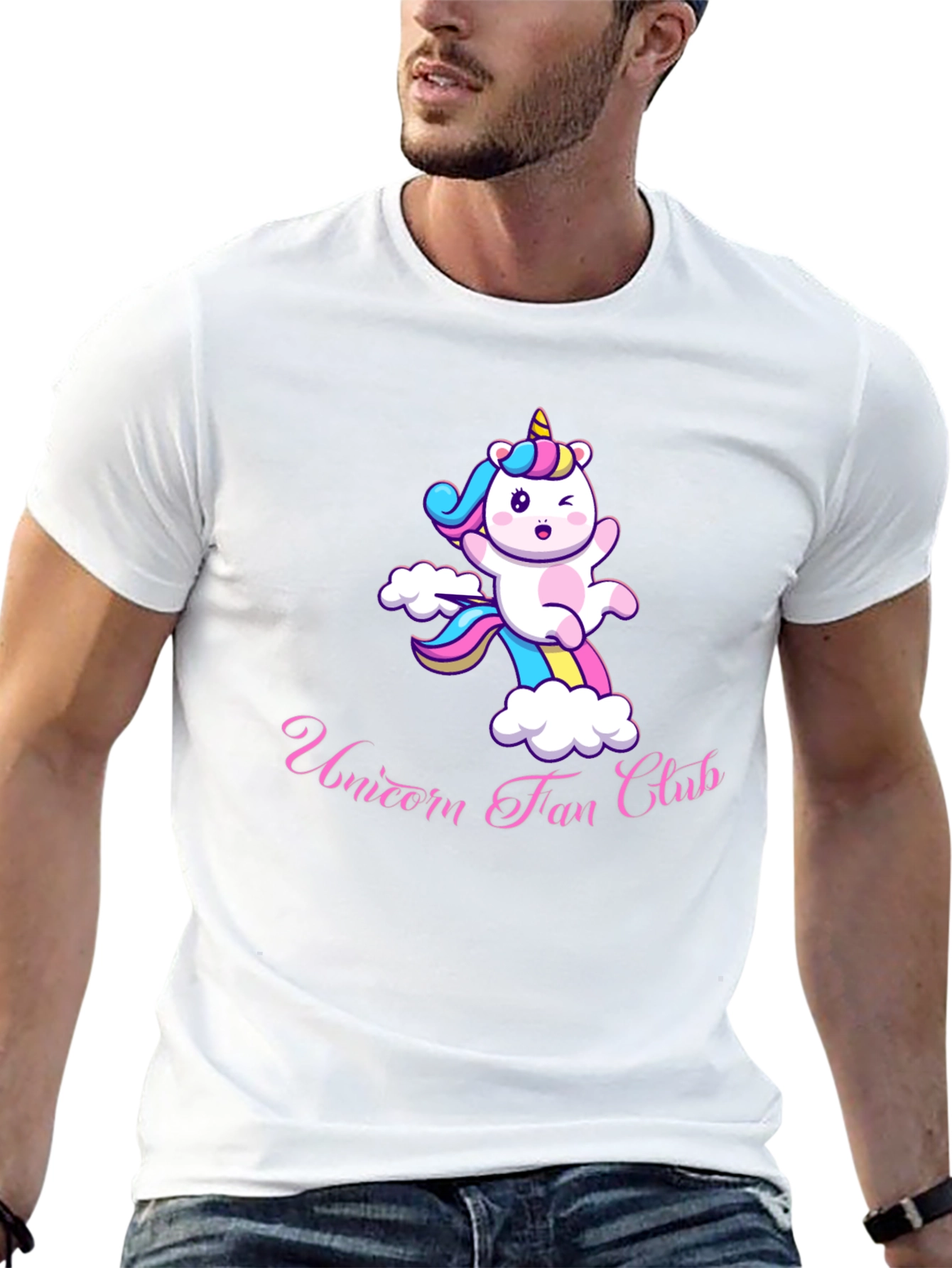 Unicorn Fan Club Graphic T-Shirt